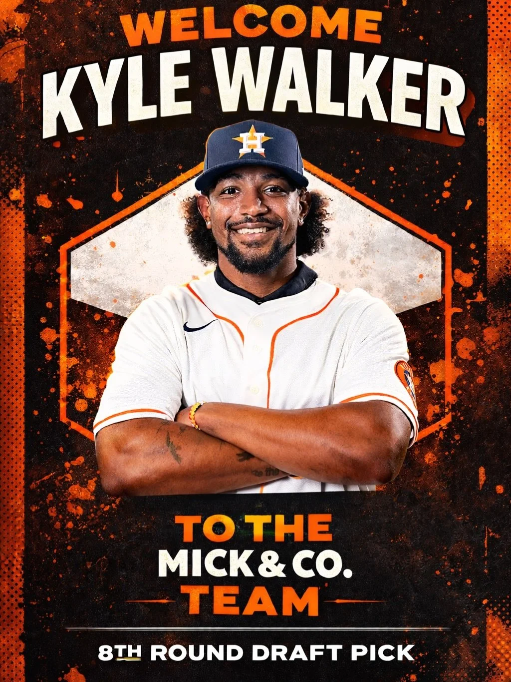 WELCOME TO THE TEAM, KYLE WALKER 🐐⚾️

ASU alum.
8th round draft pick.
Houston Astros organization.

Hard work, discipline, and dedication personified. We&rsquo;re proud to welcome Kyle Walker to the Mick &amp; Co. family &mdash; the journey is just 
