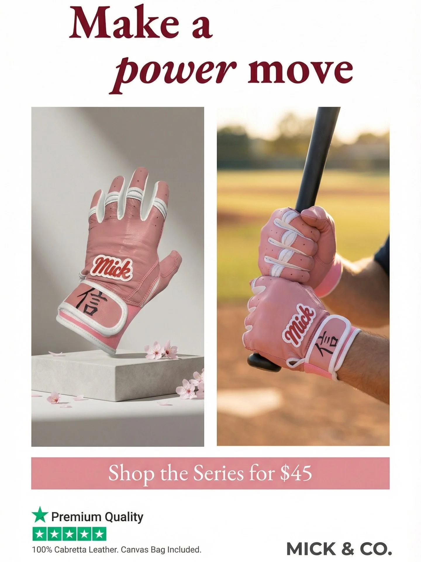 Spring just got better.

15% off sitewide with code SPRING15.

Premium gloves. Elite feel.
Limited time only.

Shop now.