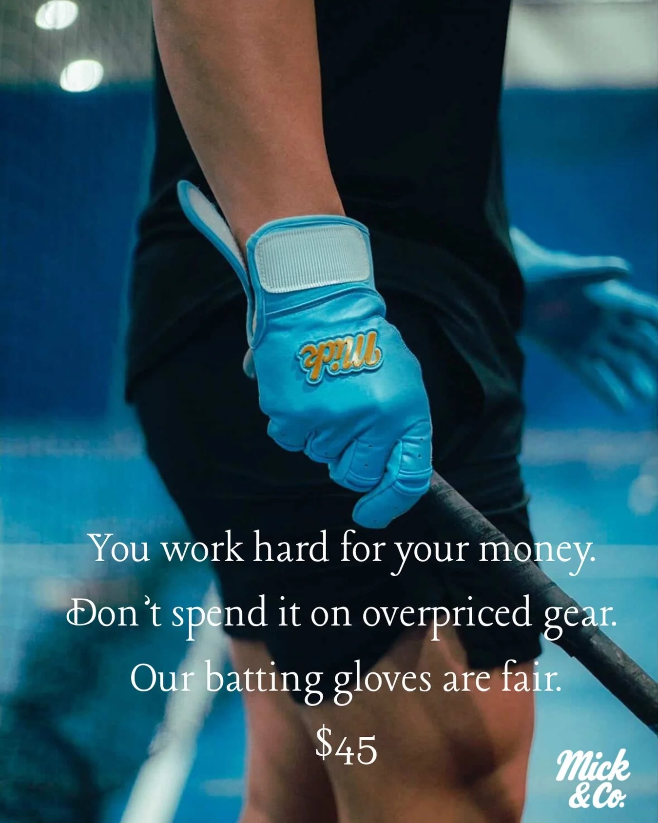 Cabretta leather batting gloves should be priced fair. Get yours today.