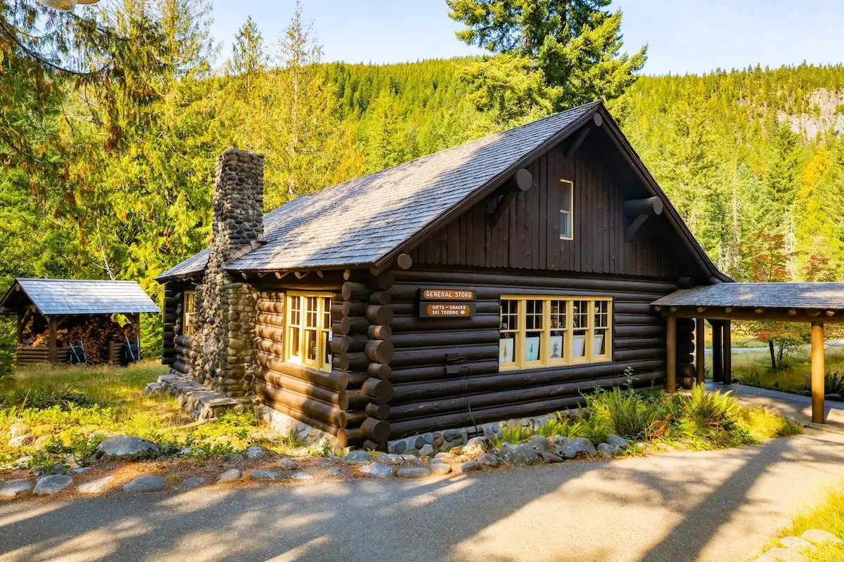 The gift shop at Longmire, Mount Rainier National Park.