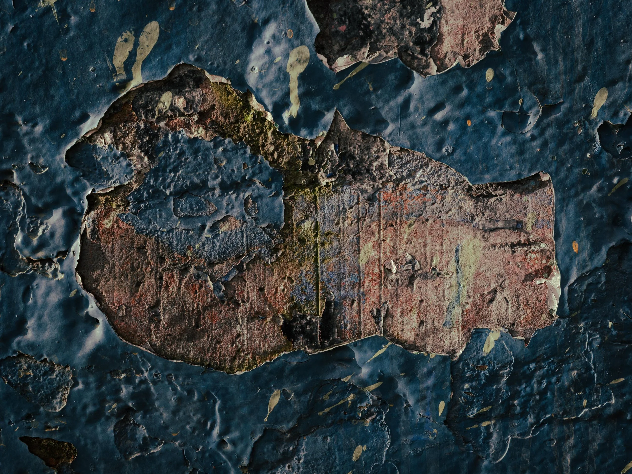 "Layers of Existence" is a project focusing on the walls of public spaces in South America, surfaces that are constantly passed by, rarely noticed. Each mark, layer of paint, and trace of weathering is the result of countless anonymous gestures, turn