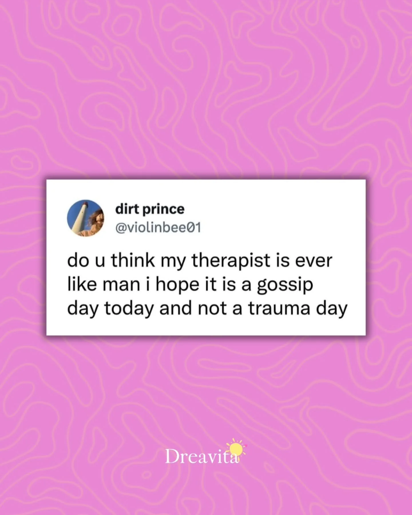 Nothing beats a session that opens with: &ldquo;okay so&hellip; let me tell you what happened.&rdquo;

Every therapist deserves a gossip day here and there. 🔥☕

#therapy #therapist #dreavita #mentalhealthmatters