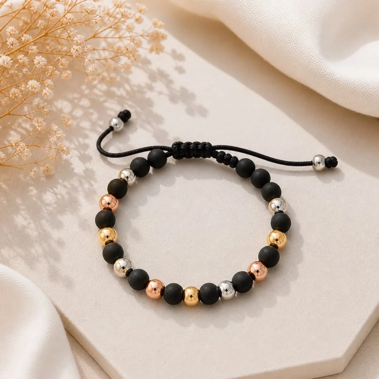 Pulsera de Oro Laminado - Tres Oros
