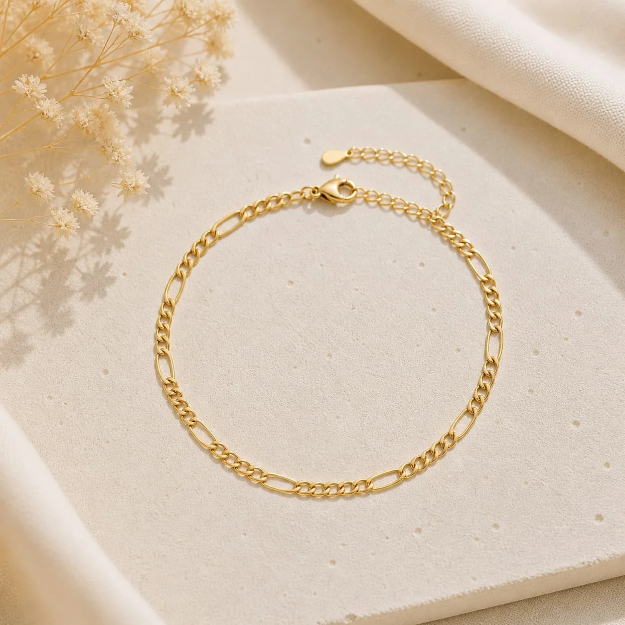 Tobillera de Oro Laminado 18k