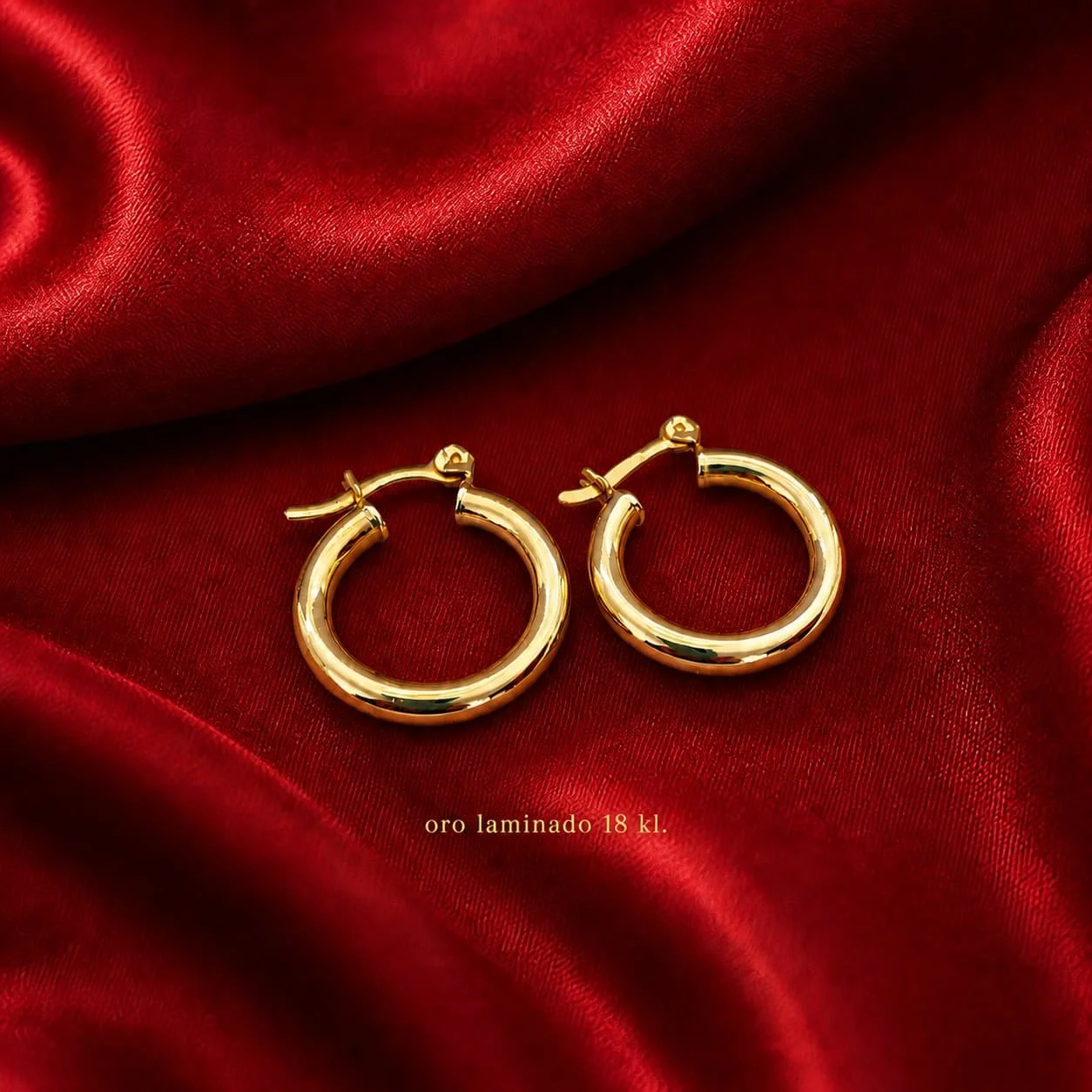 Candongas de Oro Laminado 18K