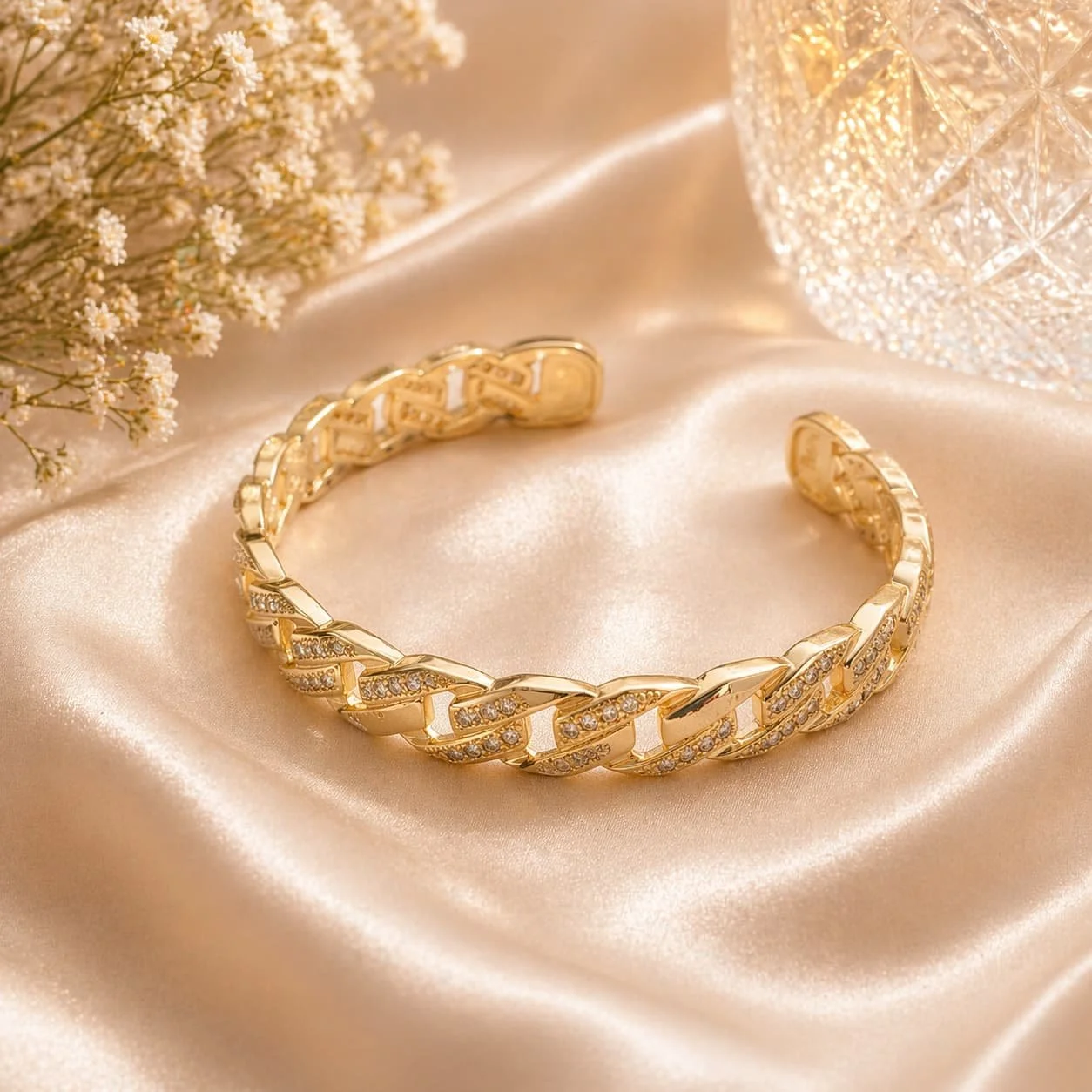 Pulsera Cover Gold Brillante