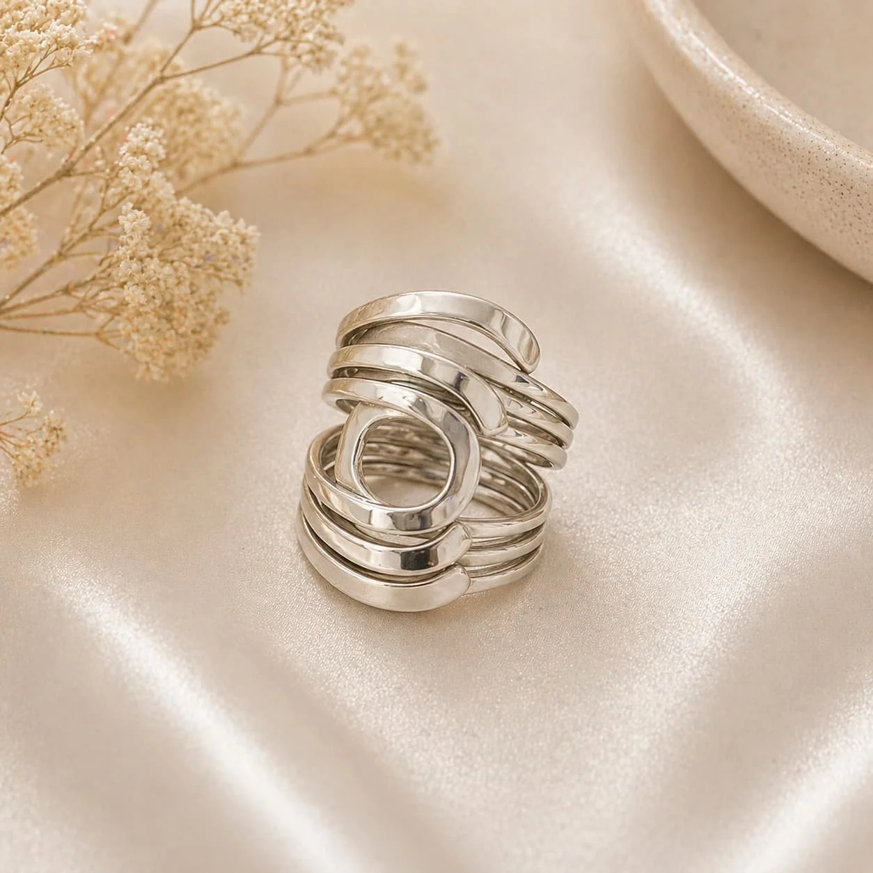 Anillo Elegante en Plata