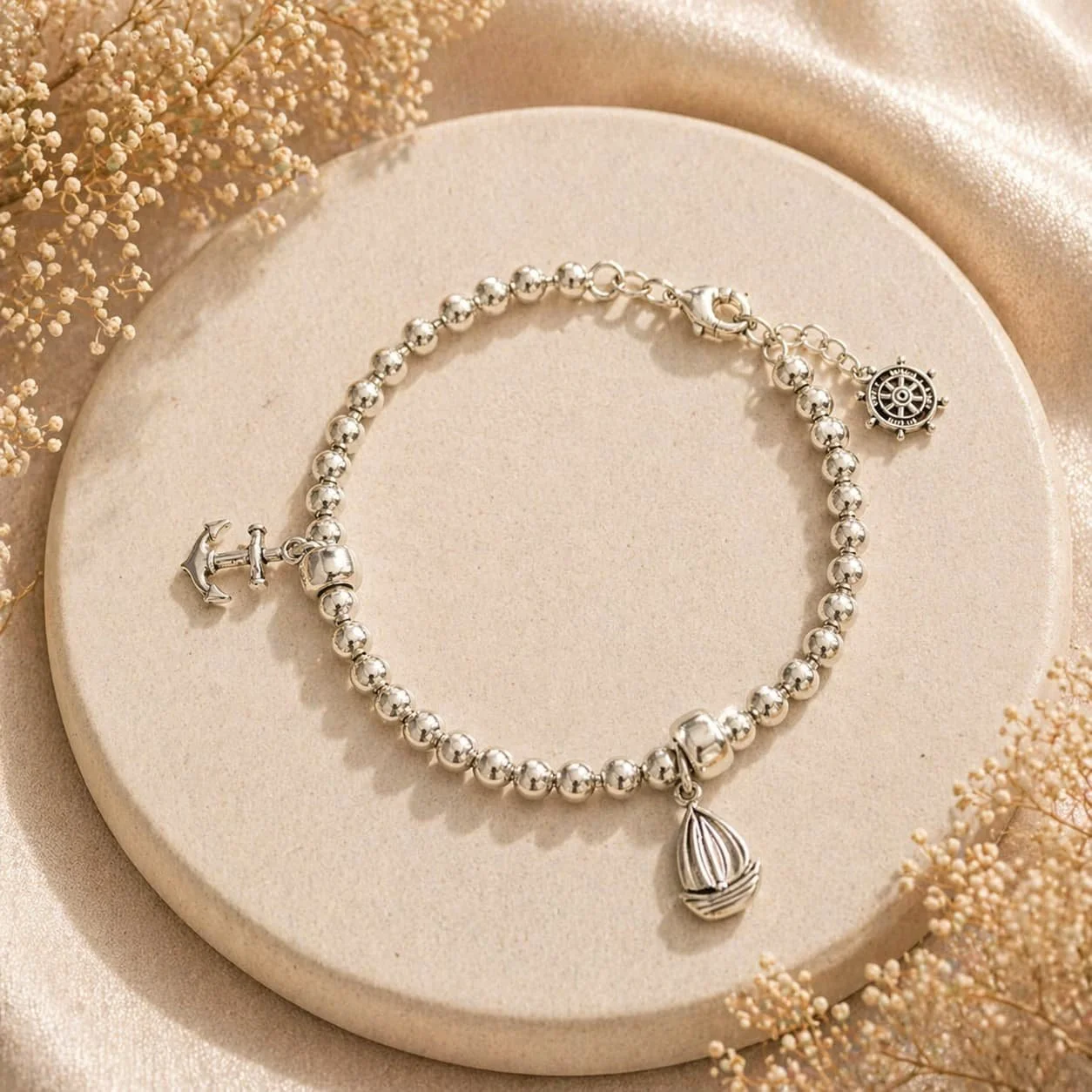 Pulsera Náutica de Plata