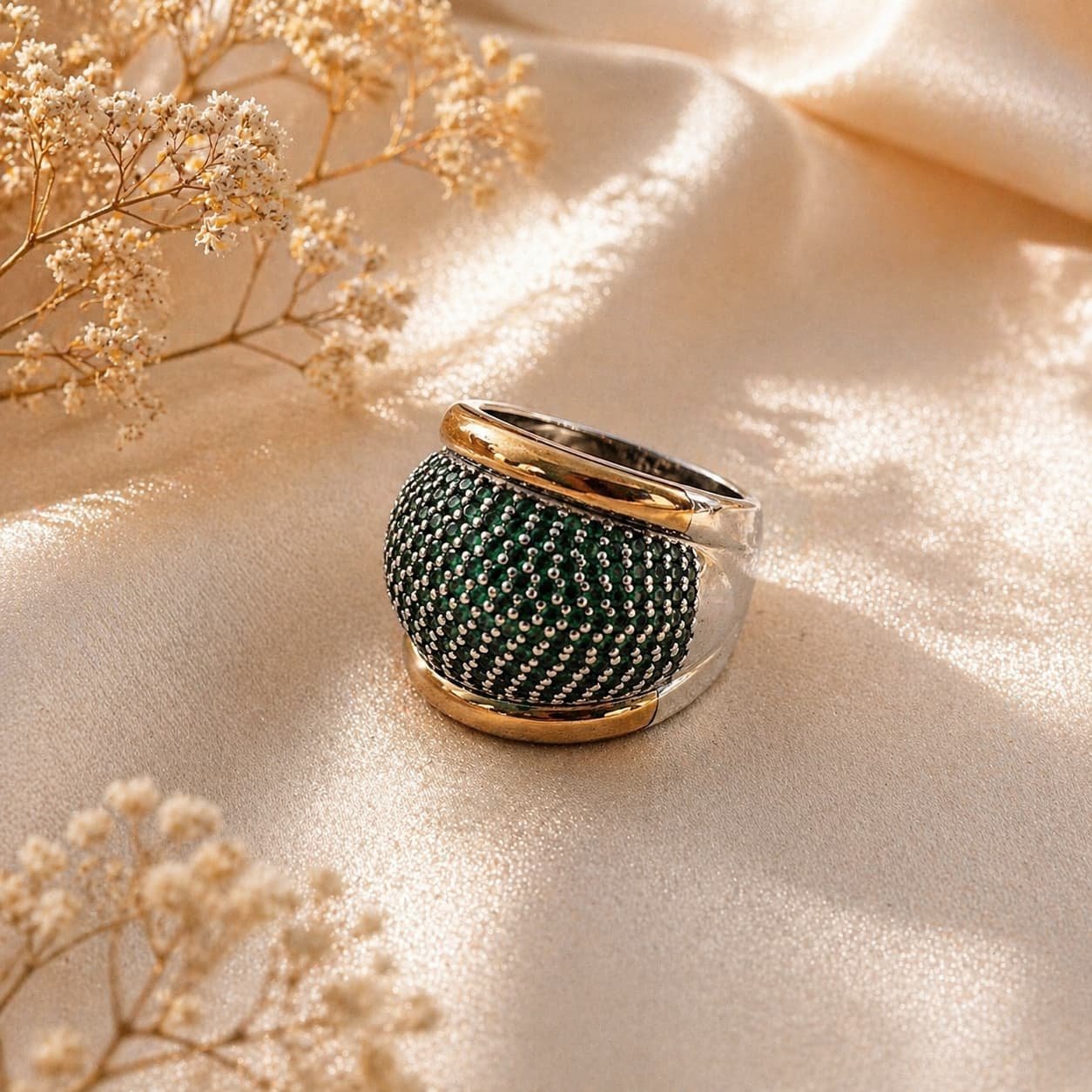 Anillo Esplendor en Plata y Oro