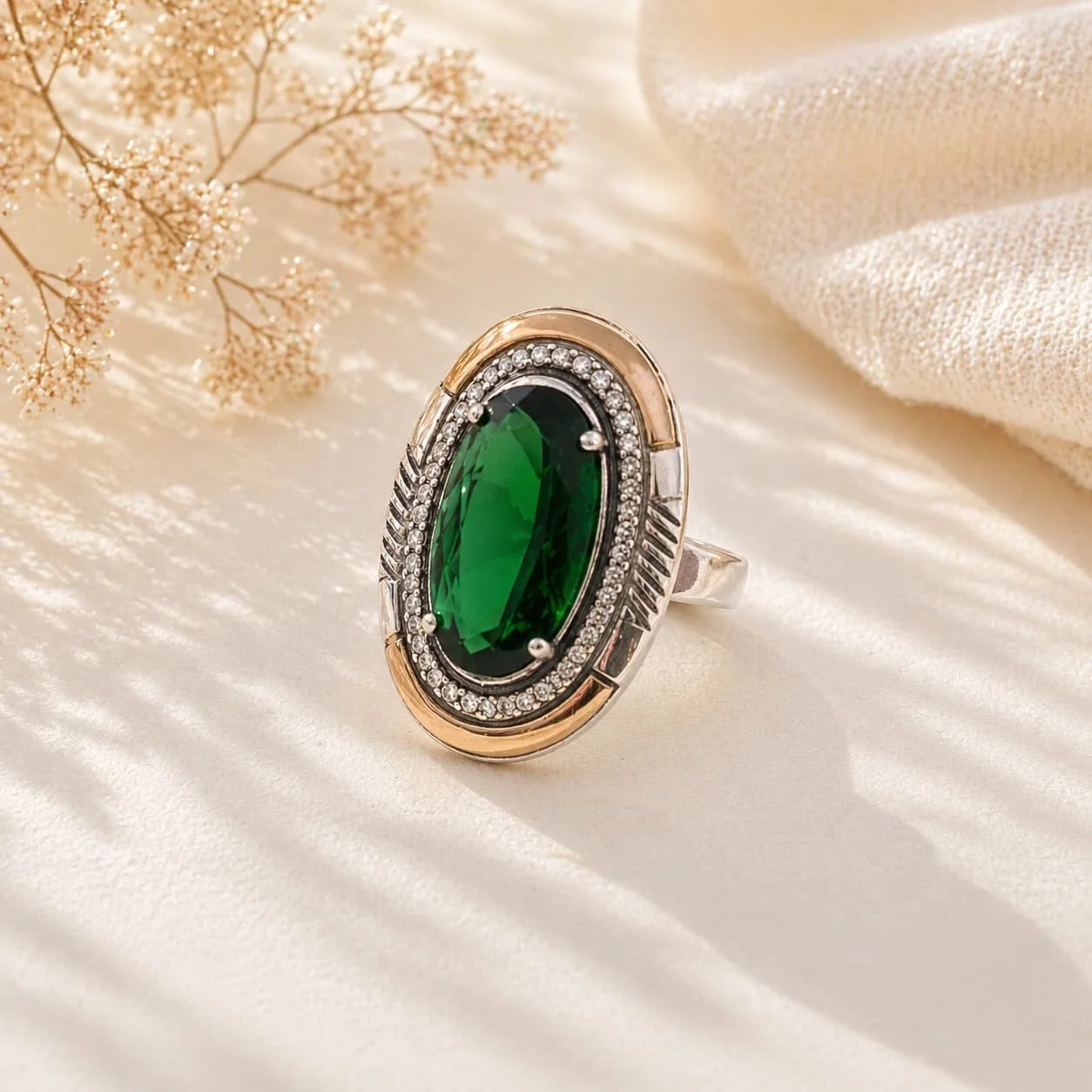 Anillo Esplendor en Plata y Oro
