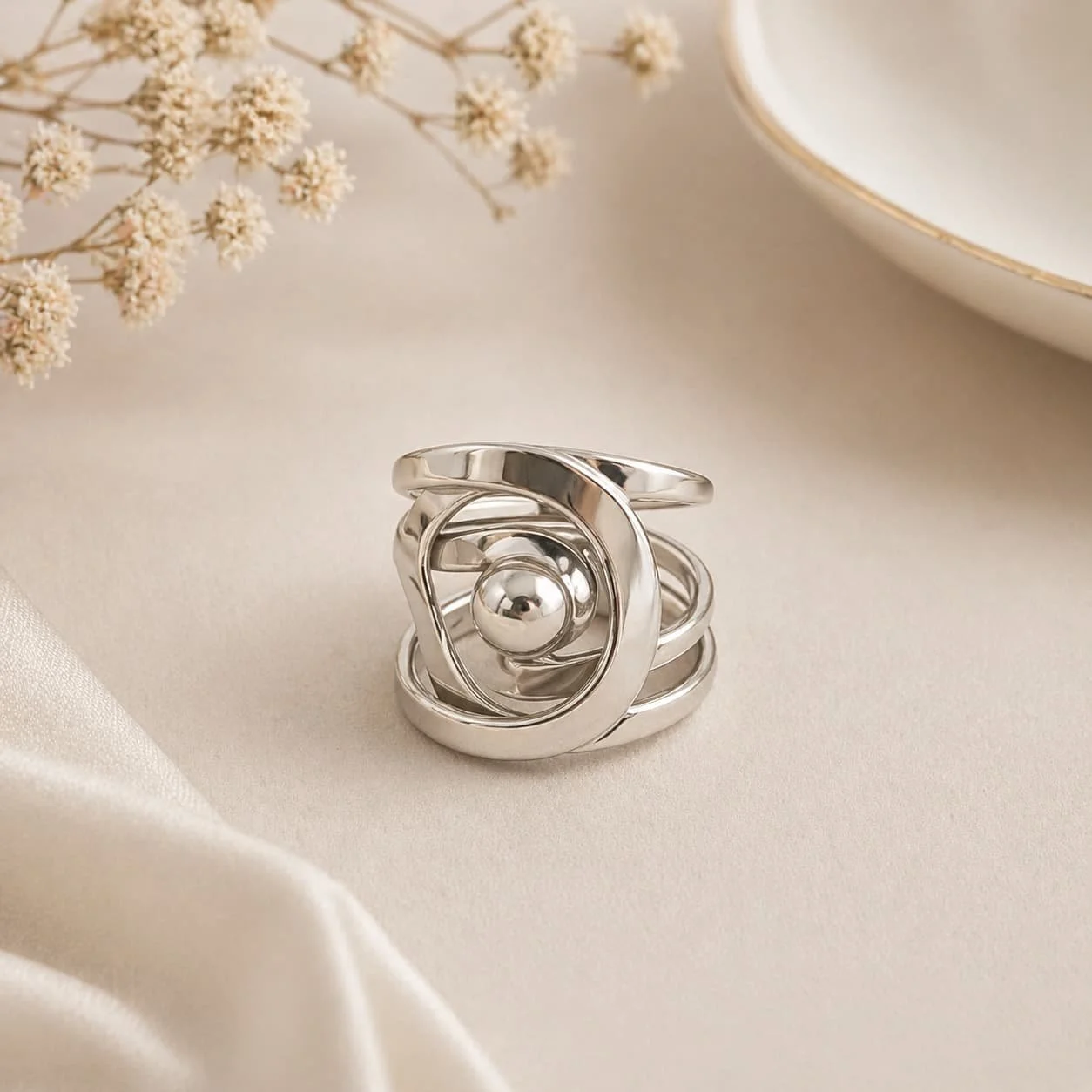 Anillo de Plata Sofisticado