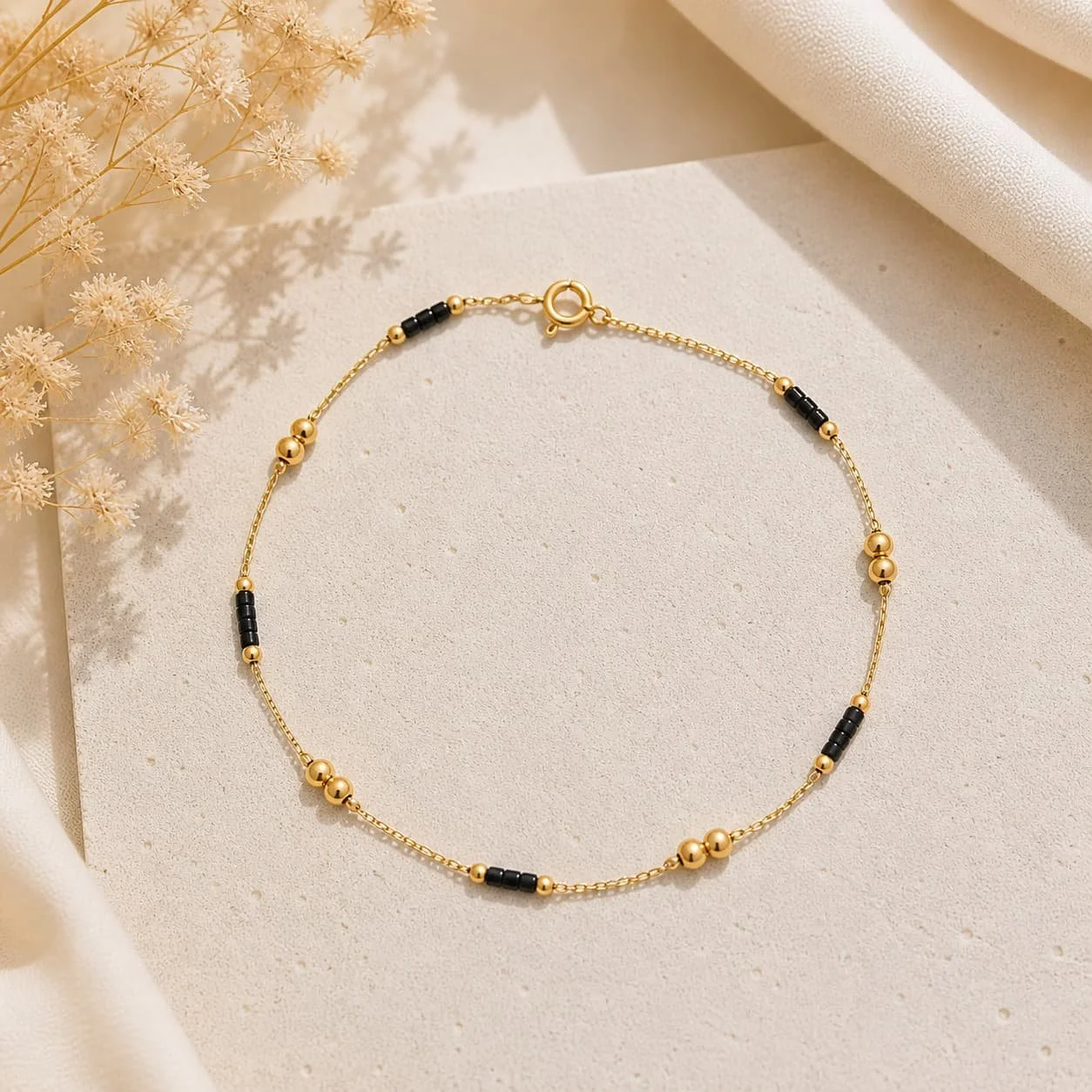 Tobillera Elegancia en Oro Laminado 18K