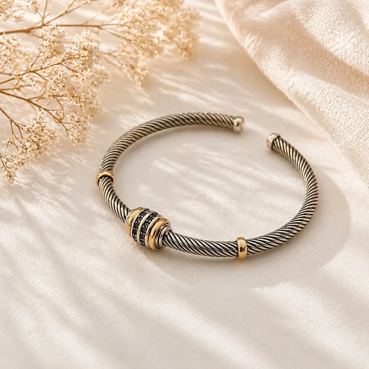 Pulsera Elegancia Bimetálica