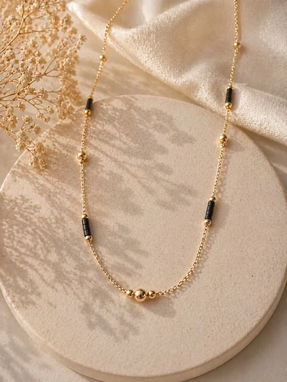 Cadena Elegancia Dorada - Oro Laminado 18K - 40 cm
