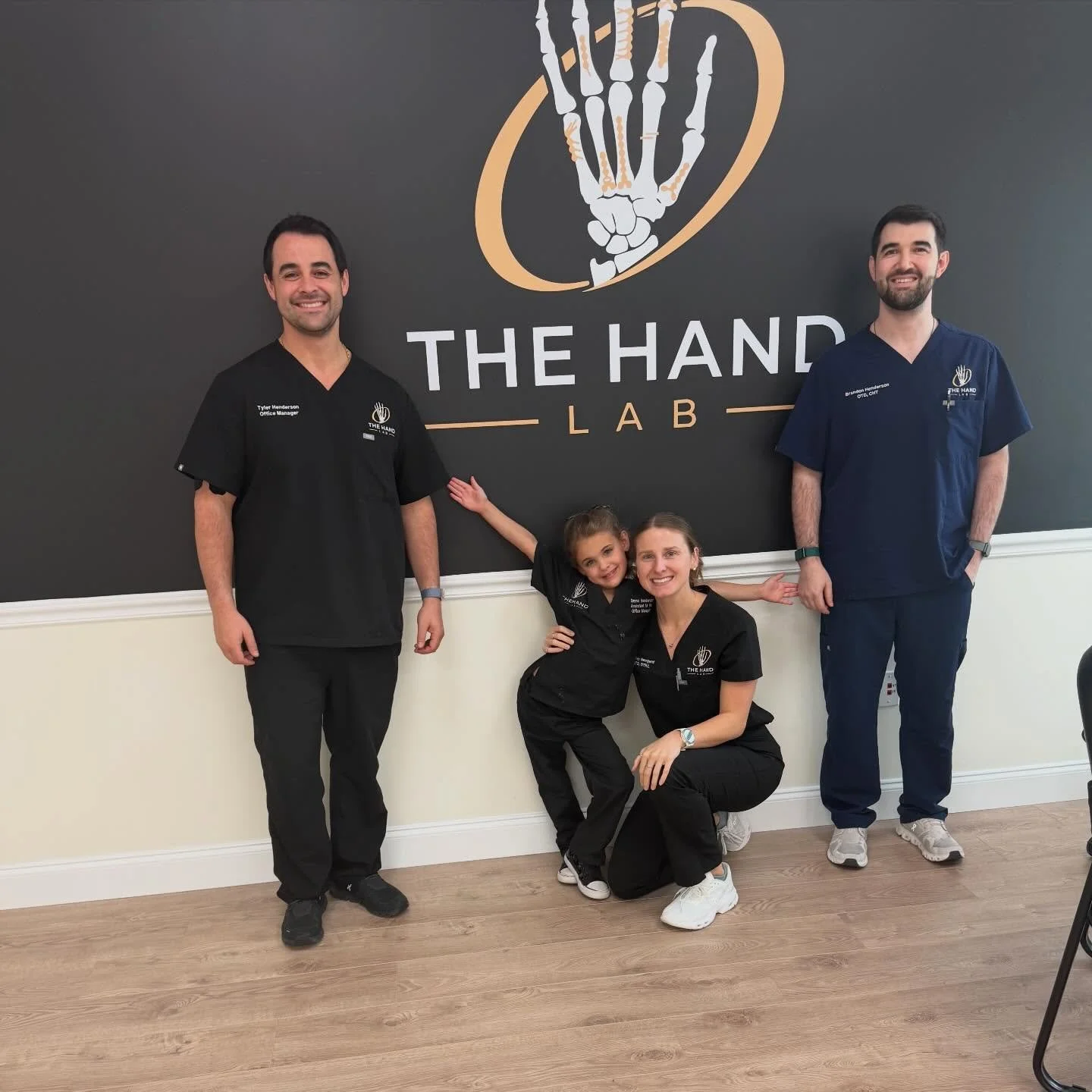 What a fun time having our office manager bring his daughter in for bring your daughter to work day. The custom scrubs were a hit with the patients!