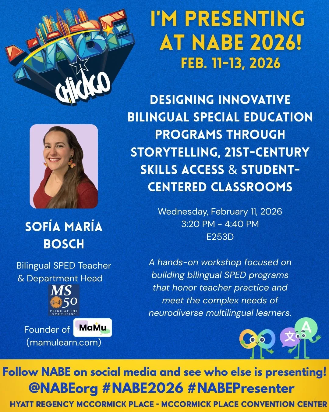 National Association of Bilingual Educators (NABE 2026) Presenter