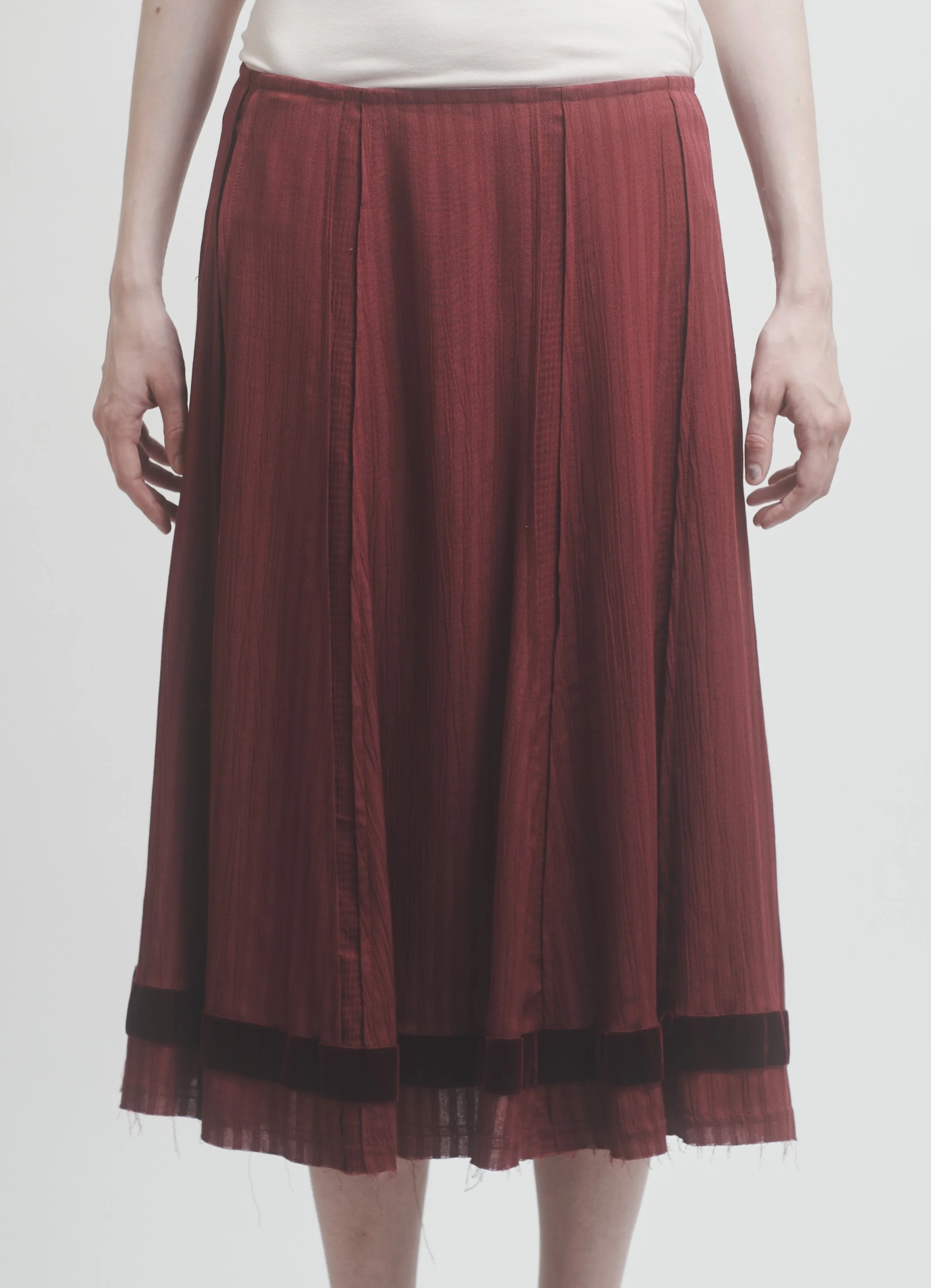 GODET SKIRT