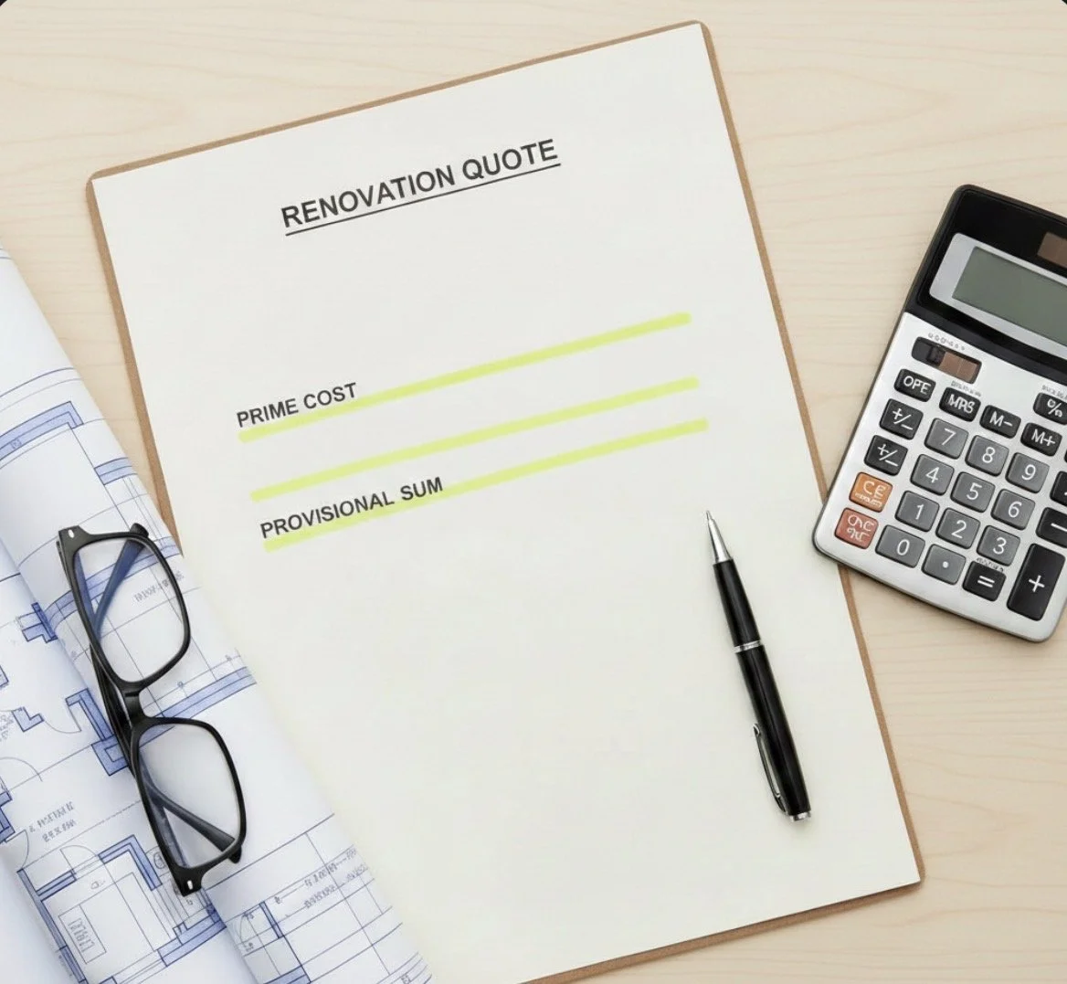 Prime Cost vs Provisional Sum