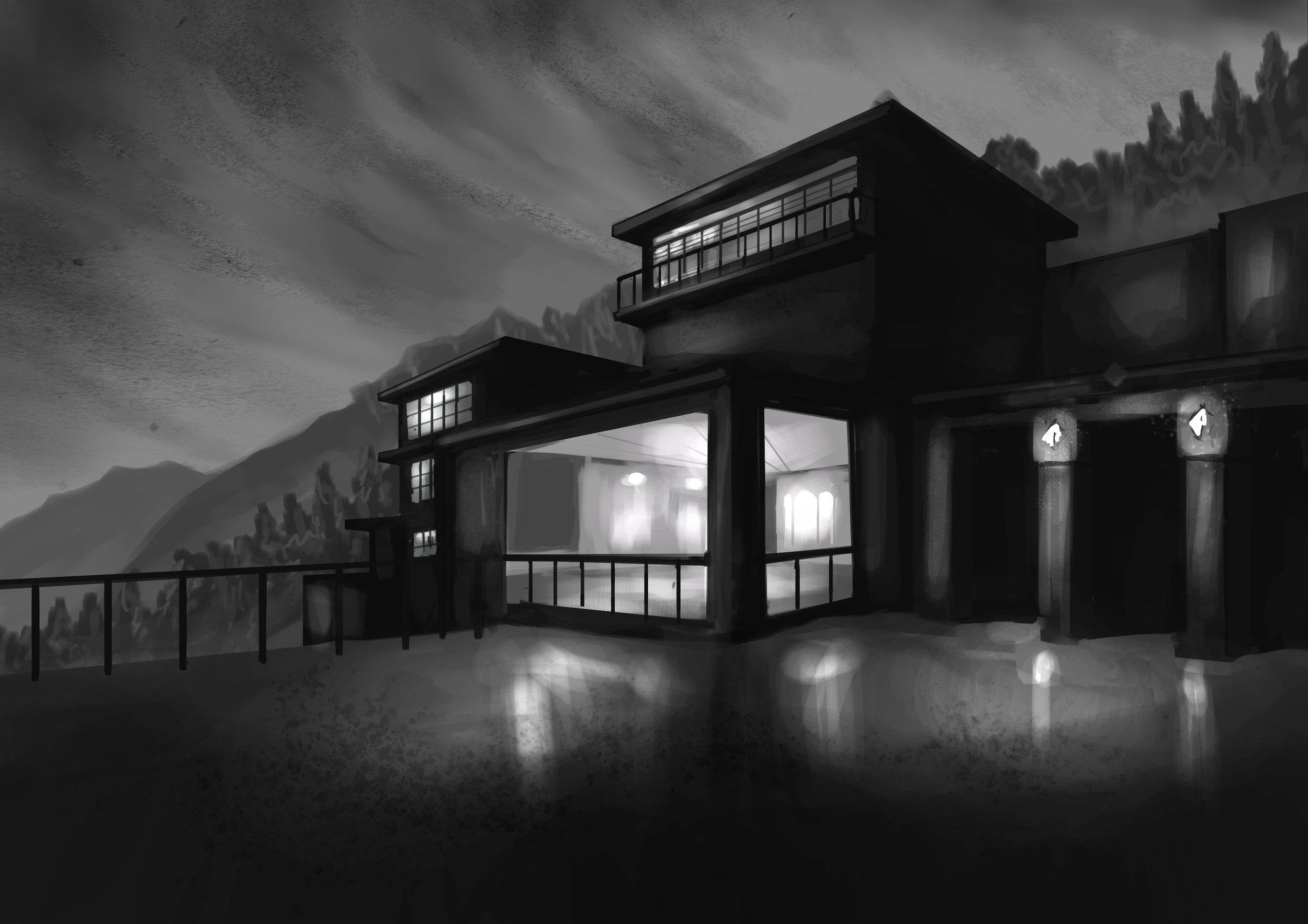 Concept for hotel Exterior by Vik Rodrigues