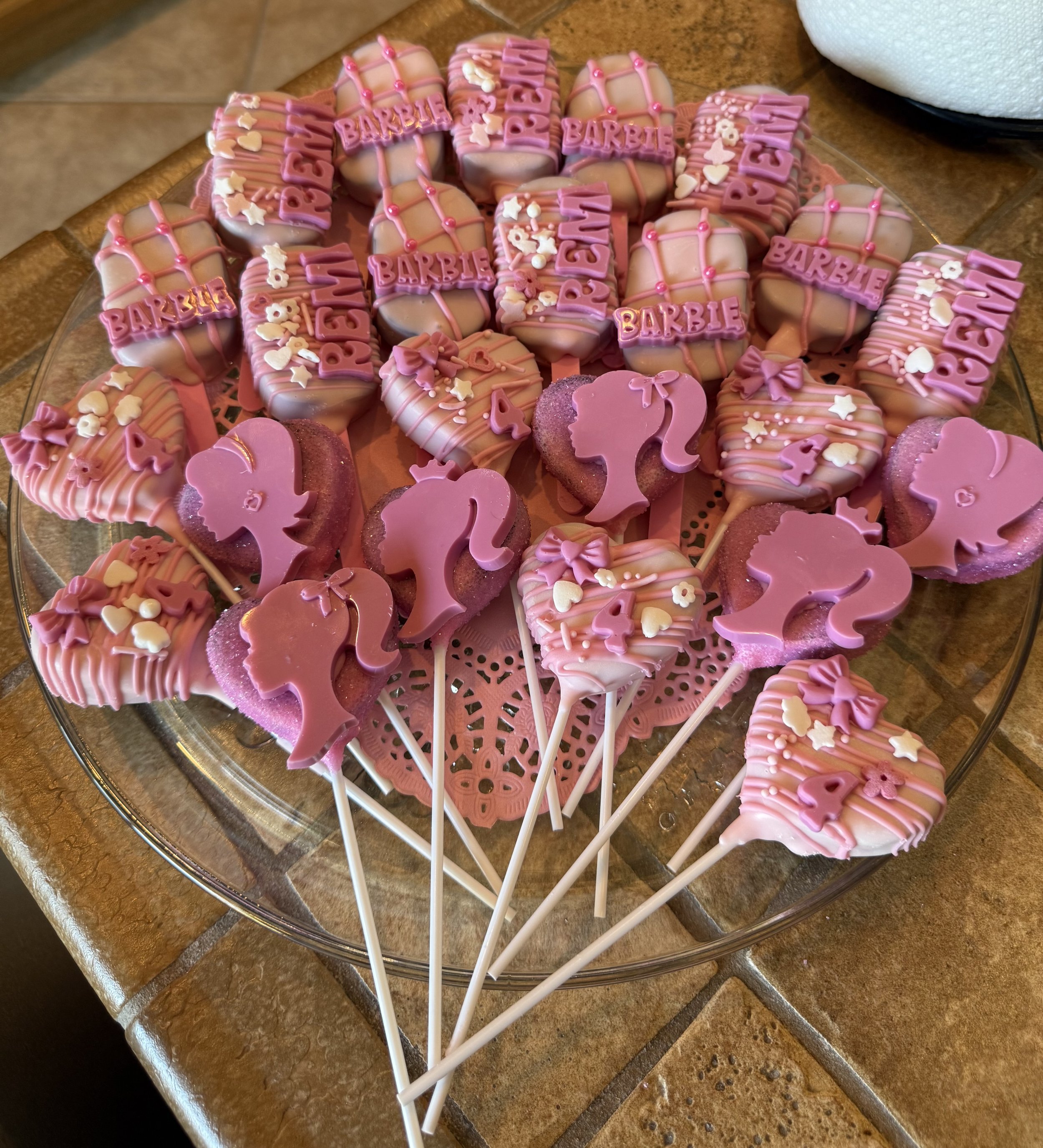 Barbie Themed Cake Pops & Cakesicles