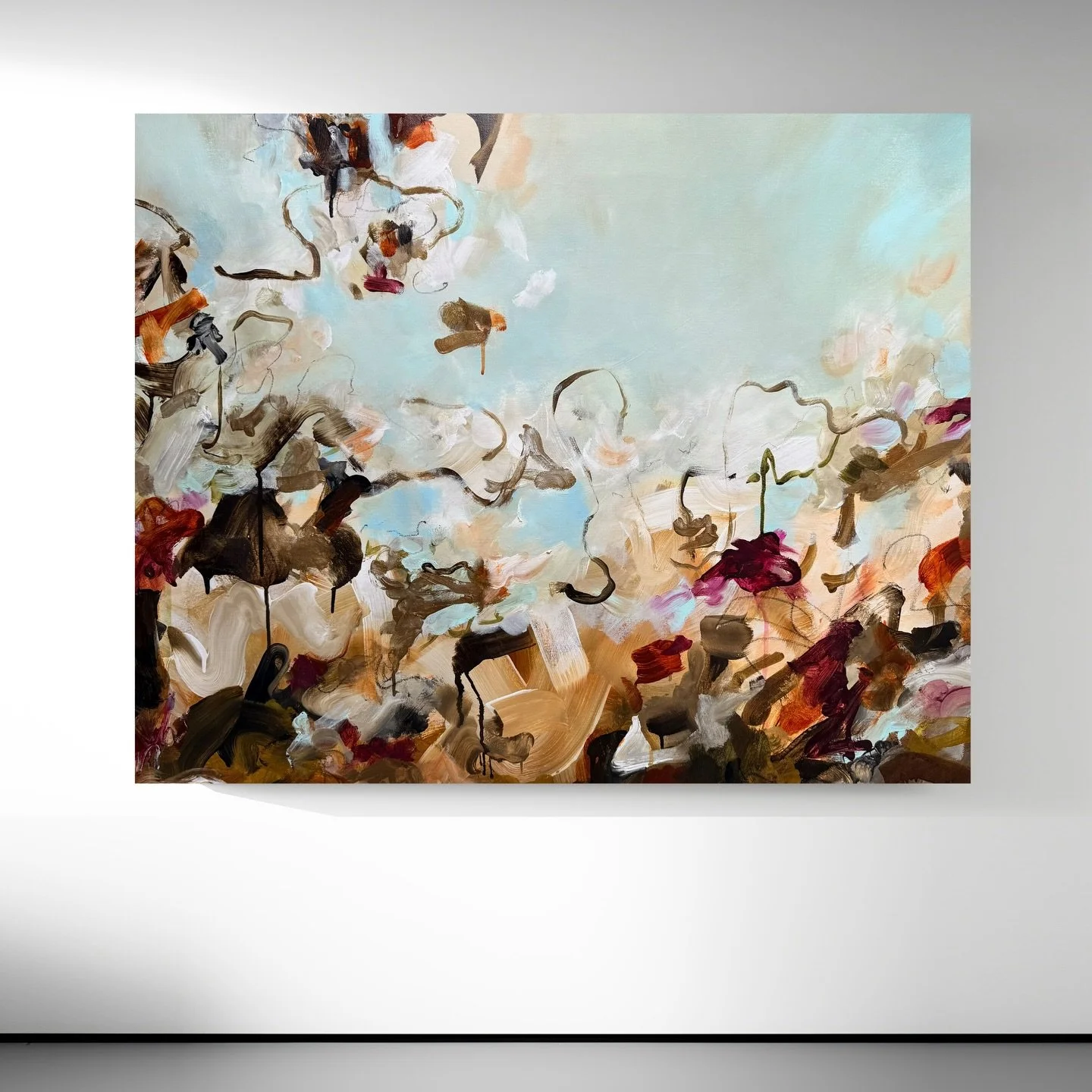 Helplessly Drifting. 900x700mm, mixed media on Canvas 
.
2026
.
.
.
josbrowningart.com
.
.
.
.
#newzealandartist #abstractart #abstractforsale #artistfromQueenstown #originalpaintings