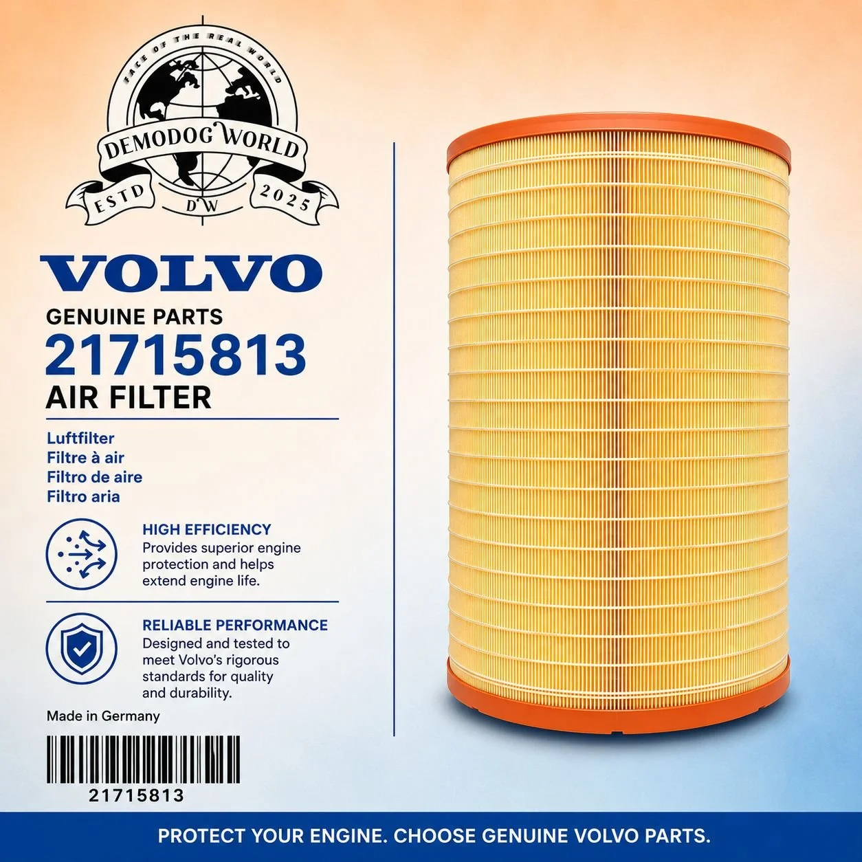 21715813- Volvo Air Filter