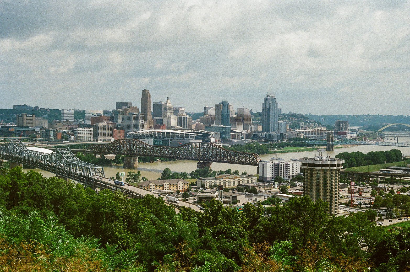 View of Cincinnati from Devou Park - Covington KY