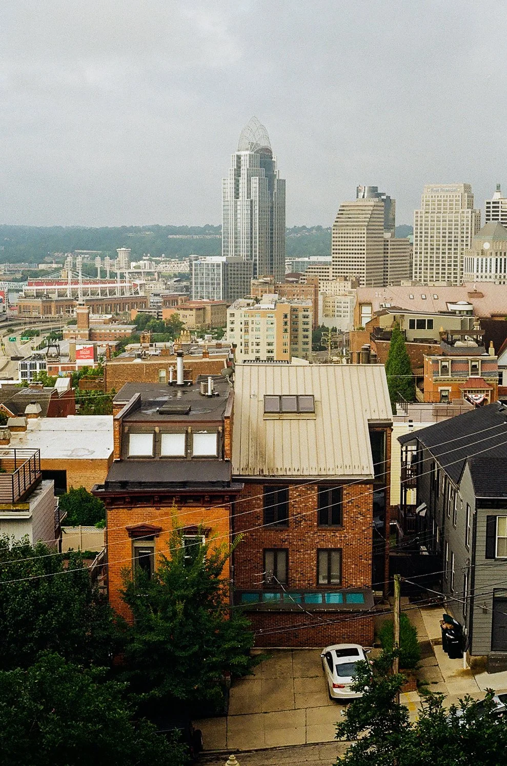 View of downtown from the top of Mt. Adams - Cincinnati OH