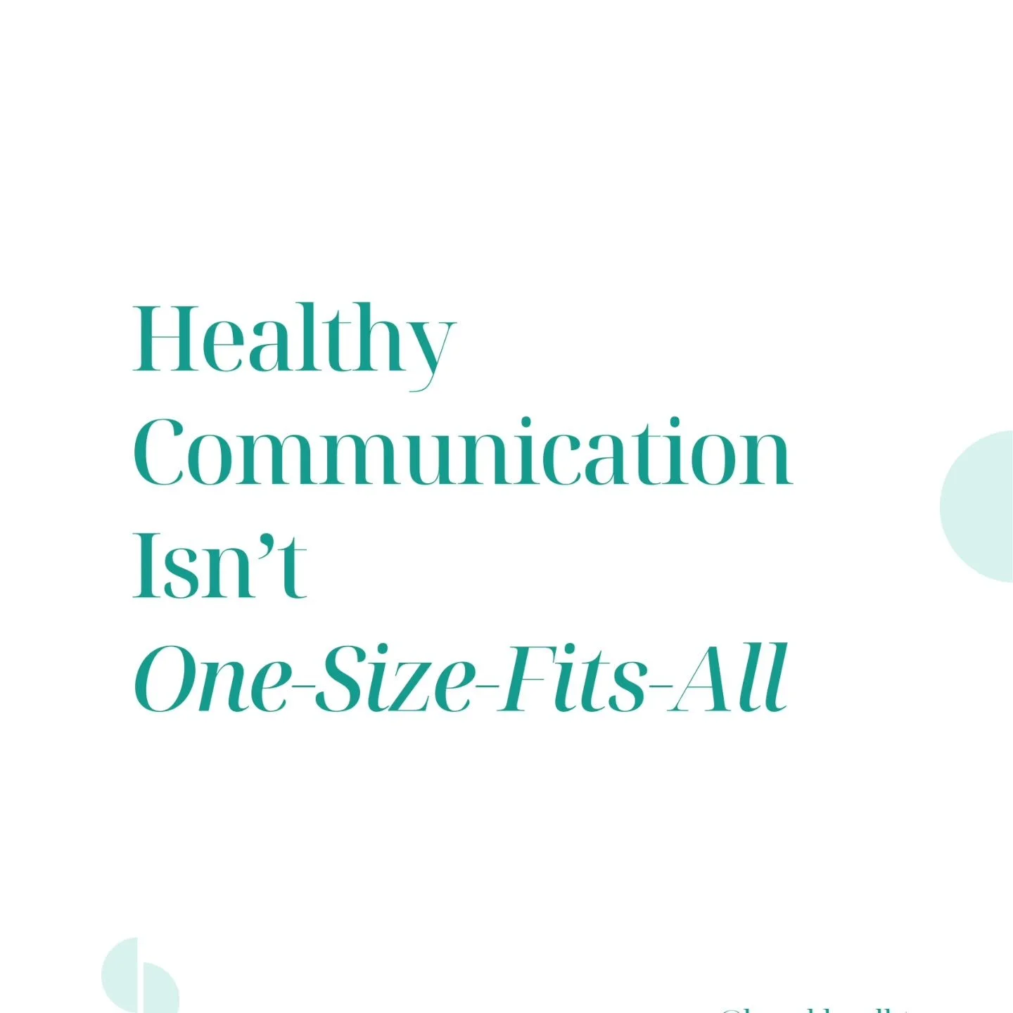 Happy Tuesday!

Healthy communication isn&rsquo;t one-size-fits-all.

Sometimes the skill is saying yes.

Sometimes it&rsquo;s saying no.

DBT helps us know the difference.

#DBTSkills #InterpersonalEffectiveness #HealthyCommunication #EmotionalSkill