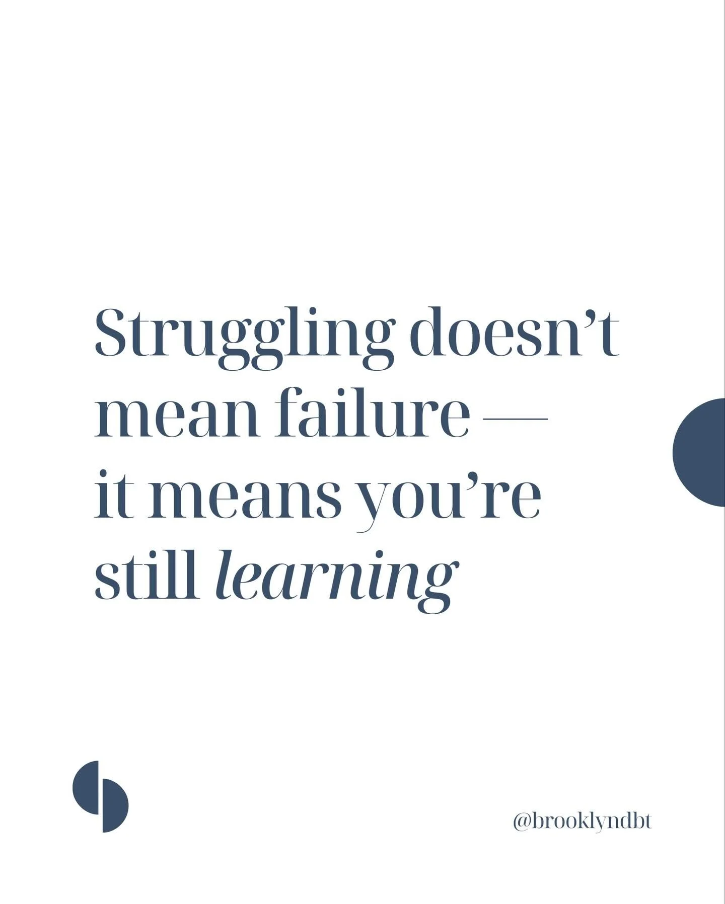 DBT isn&rsquo;t about memorizing techniques. 

It&rsquo;s about practicing them when emotions are loud. 

Struggling doesn&rsquo;t mean failure &mdash; it means you&rsquo;re still learning.

The same way sports teams spend most of their time practici