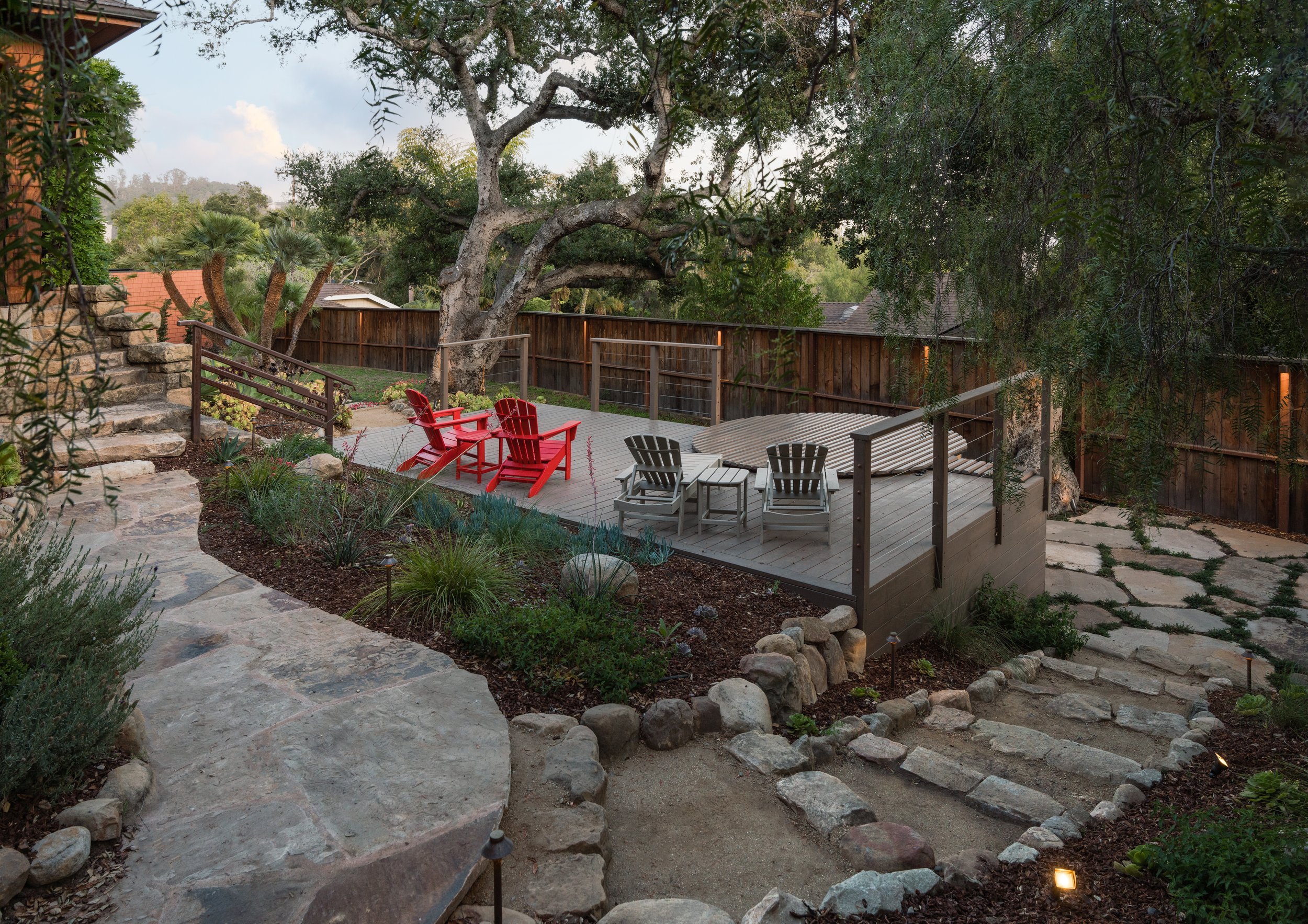Manifest Building - Santa Barbara - Mission Hideaway - Landscape Design - Lighting Design