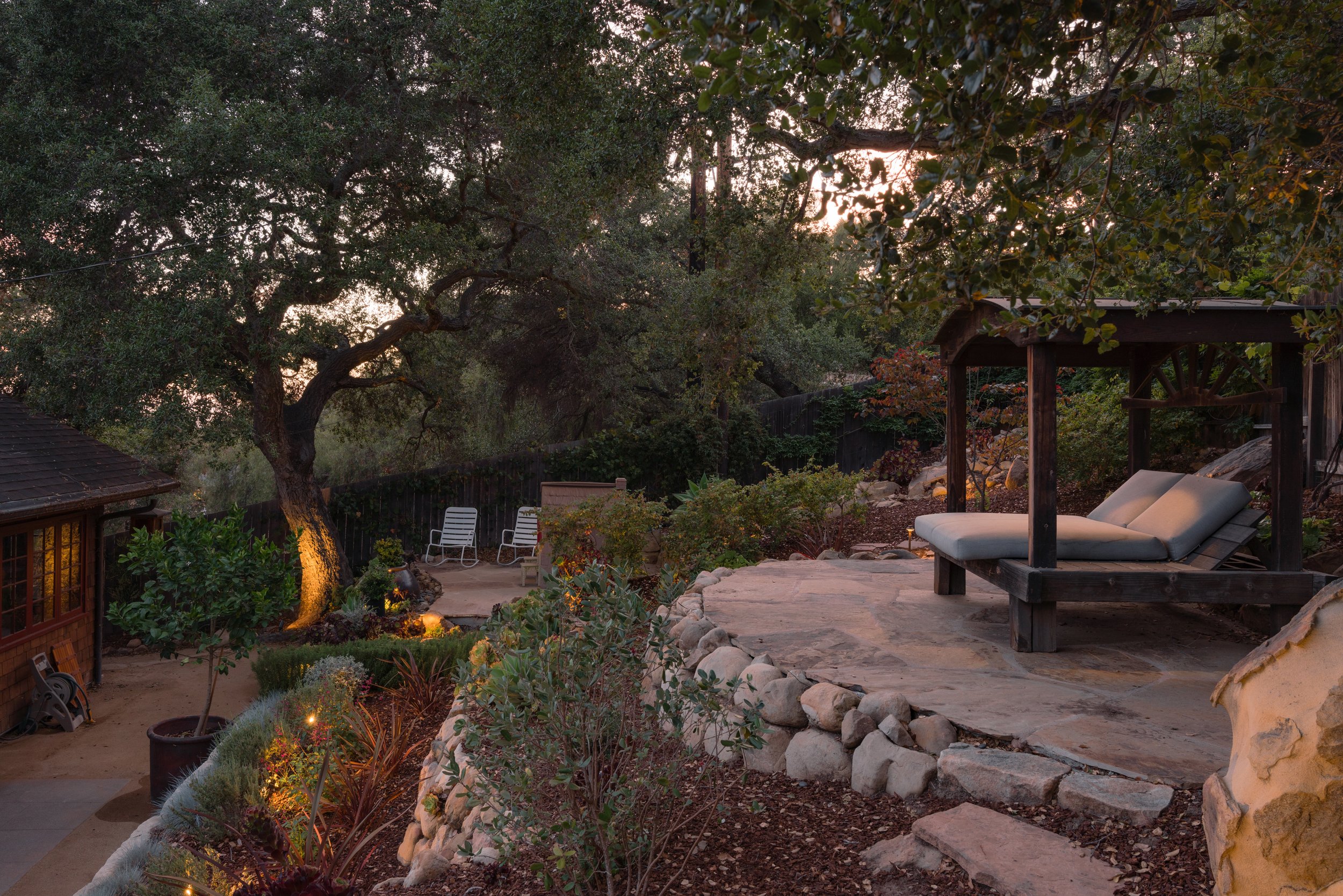 Manifest Building - Santa Barbara - Mission Hideaway - Landscape Design - Lighting Design