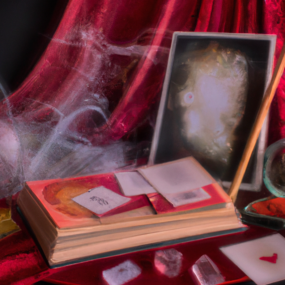 Tarot cards and incense out for a ritual for Felicity De Carlo Tarot reader and spiritual coach Melbourne