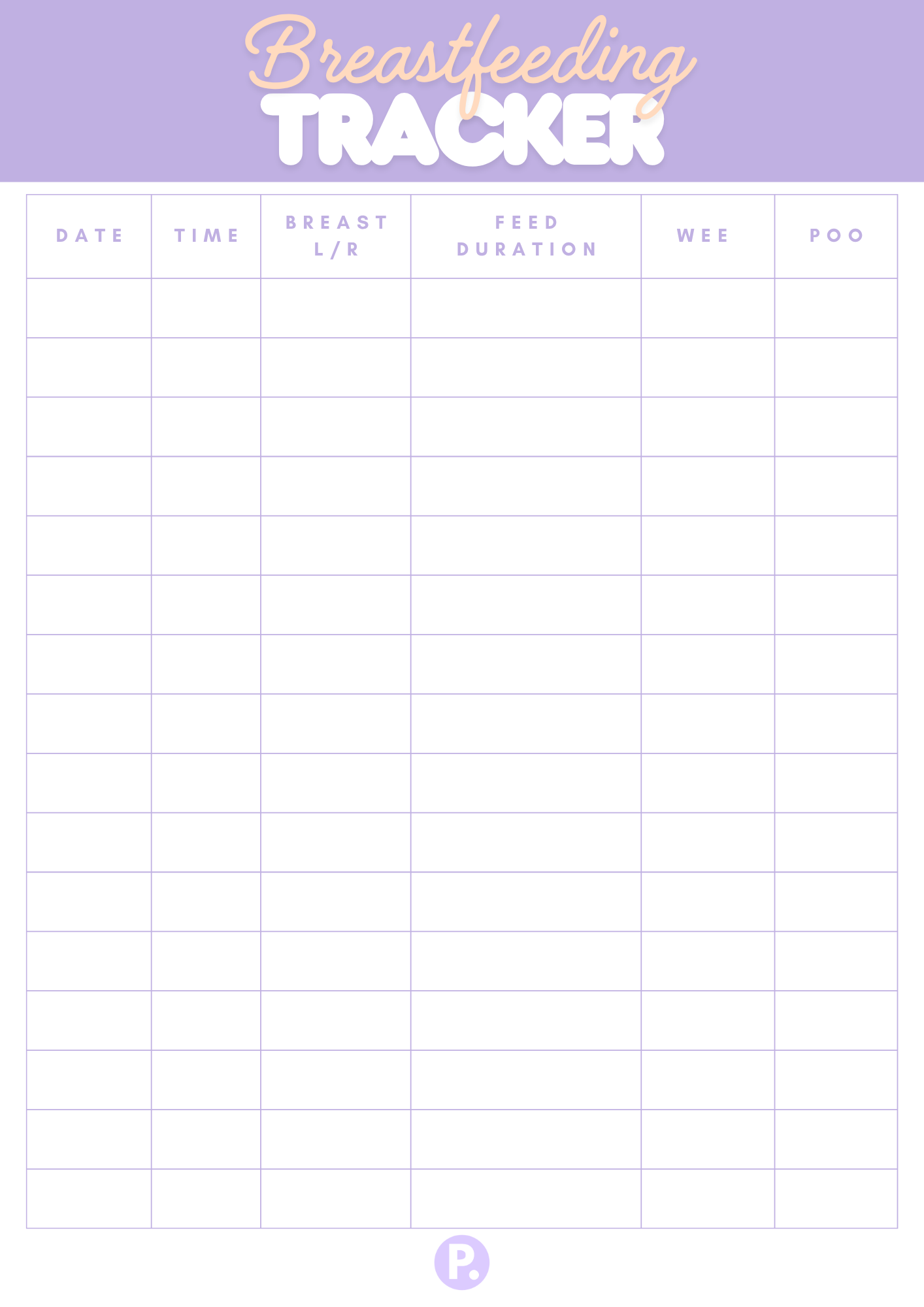 Breastfeeding Tracker