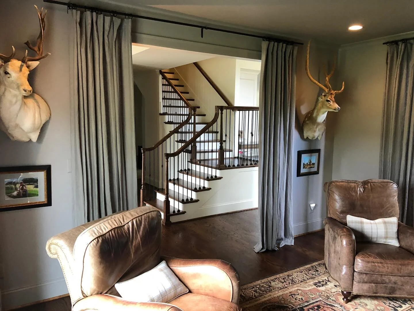 Collected, curated, and classic. A room where stories live on the shelves and line the walls.