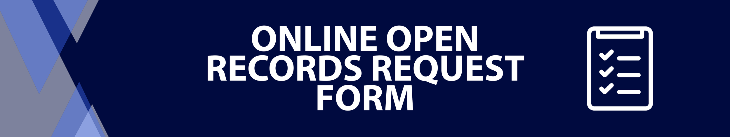 Online Open Records Request Form