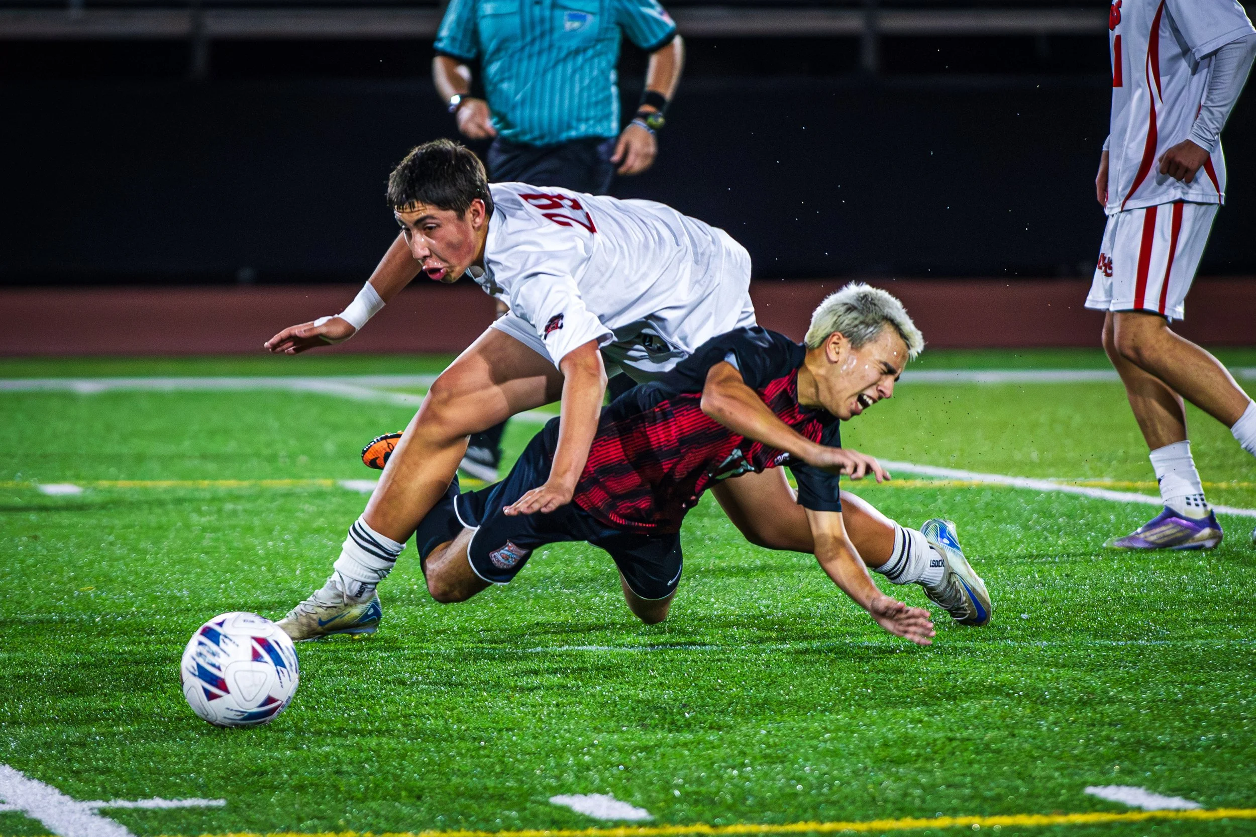  A Cruel Metaphor - Nico is tackled by the opposing team as time expires and they lose in the Regional Semis