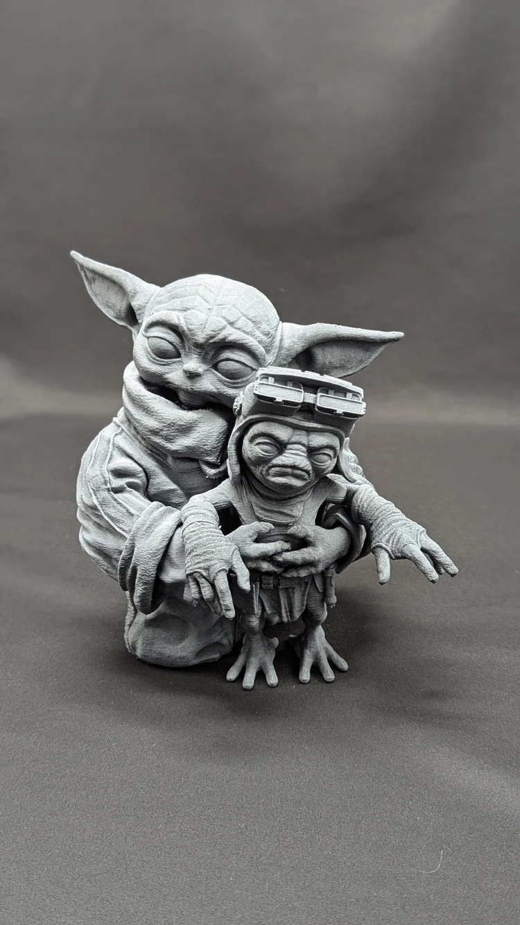 Grogu and Babu figure