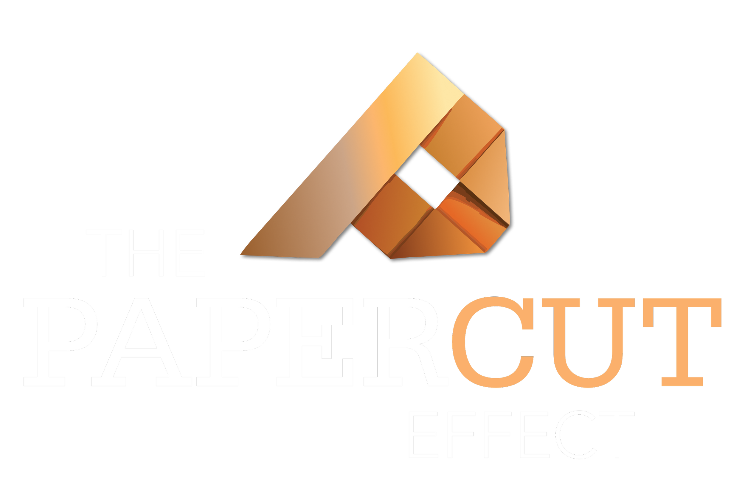 the papercut effect logo