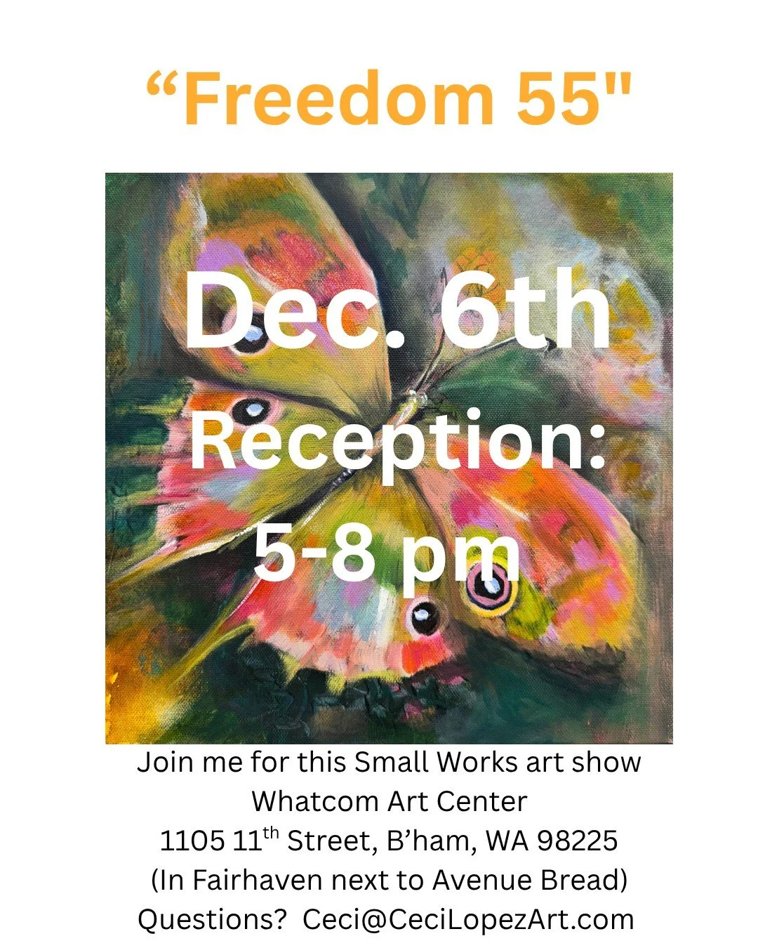 Hope to see you there. Let's build community through art.