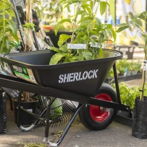 Our 80L Light Duty Poly Wheelbarrow is lightweight and easy to use- perfect for home gardening projects ahead of summer ☀️

Available at @bunnings 🧰

#SherlockWheelbarrows
