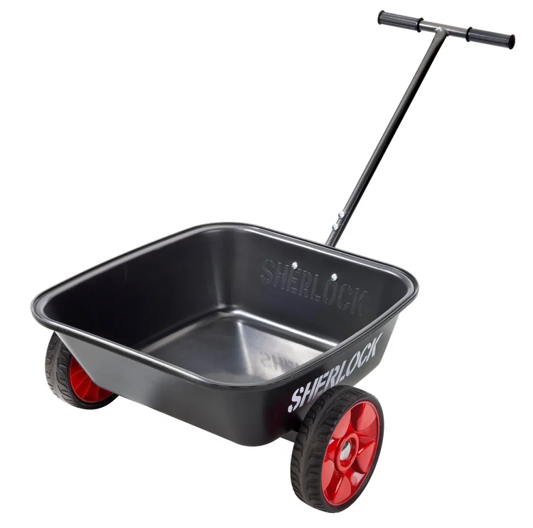 60L FLAT-FREE POLY CART