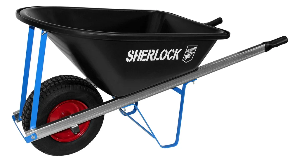 100L MEDIUM DUTY POLY WHEELBARROW