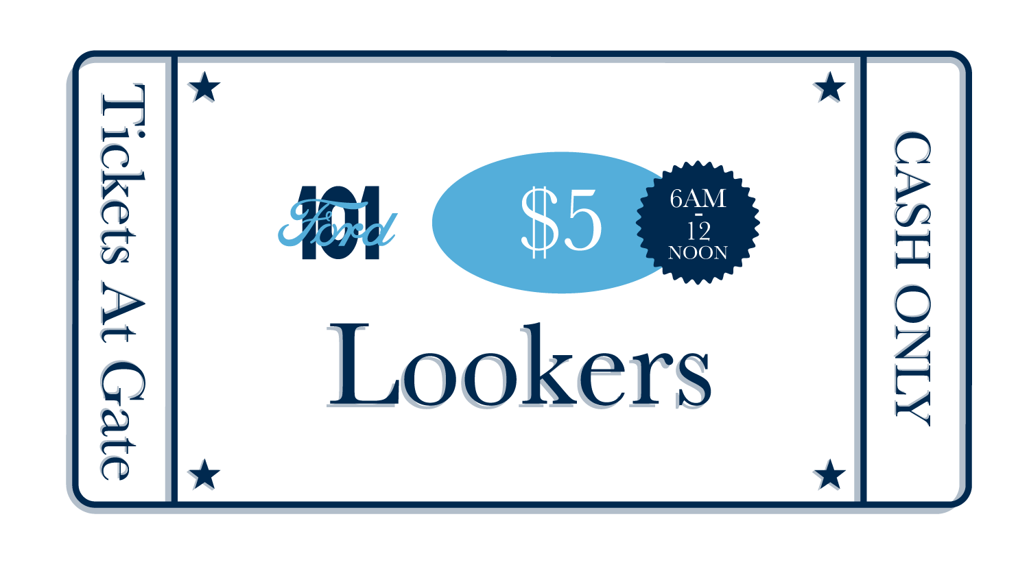 Lookers Entry Tickets | All Ford Day 2026 Swap Meet