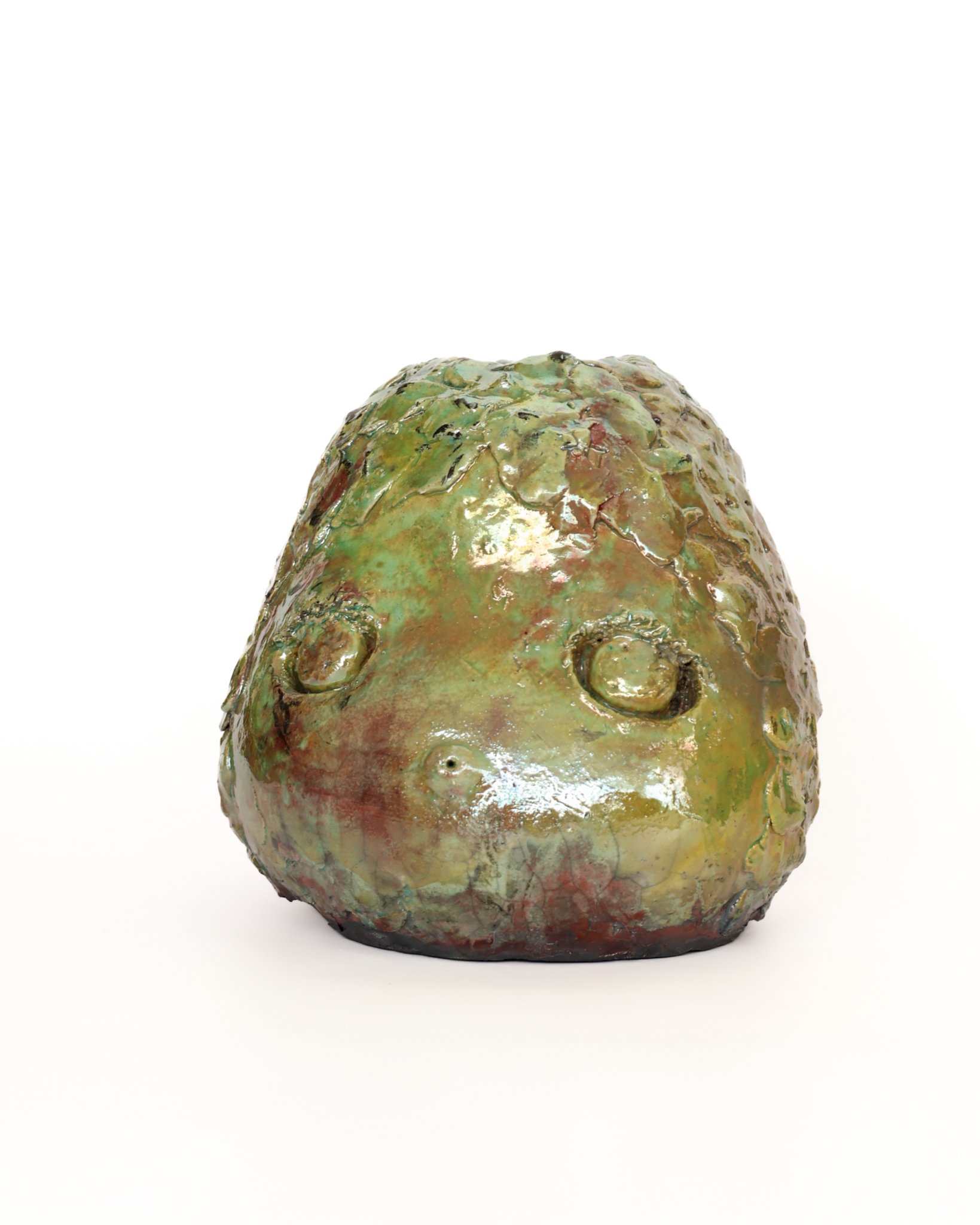 Bulb, 2026. raku fired ceramic. 7 x 6 x 6.5 in.