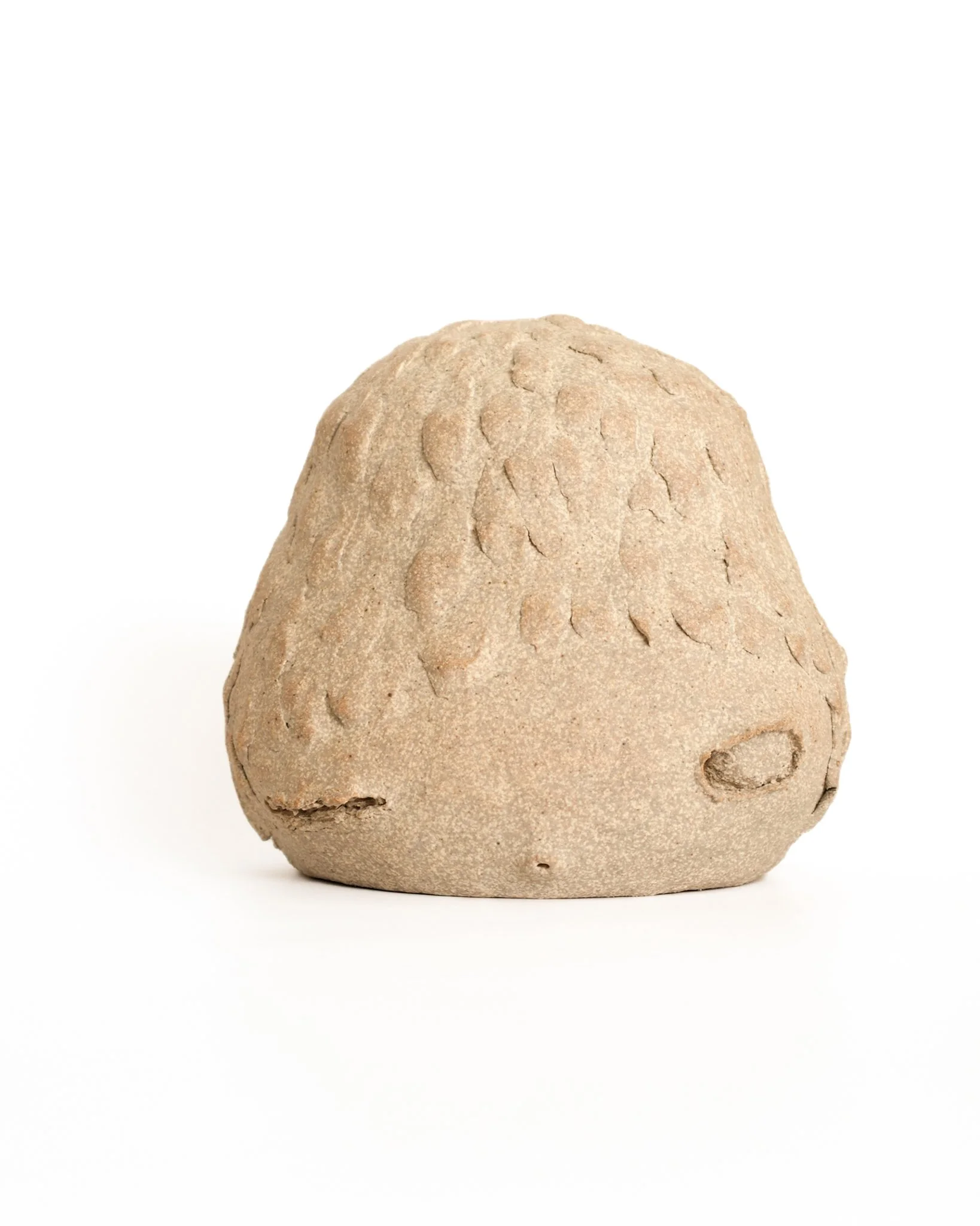 One eye open, 2026. ceramic. 5 x 5.5 x 5.75 in.