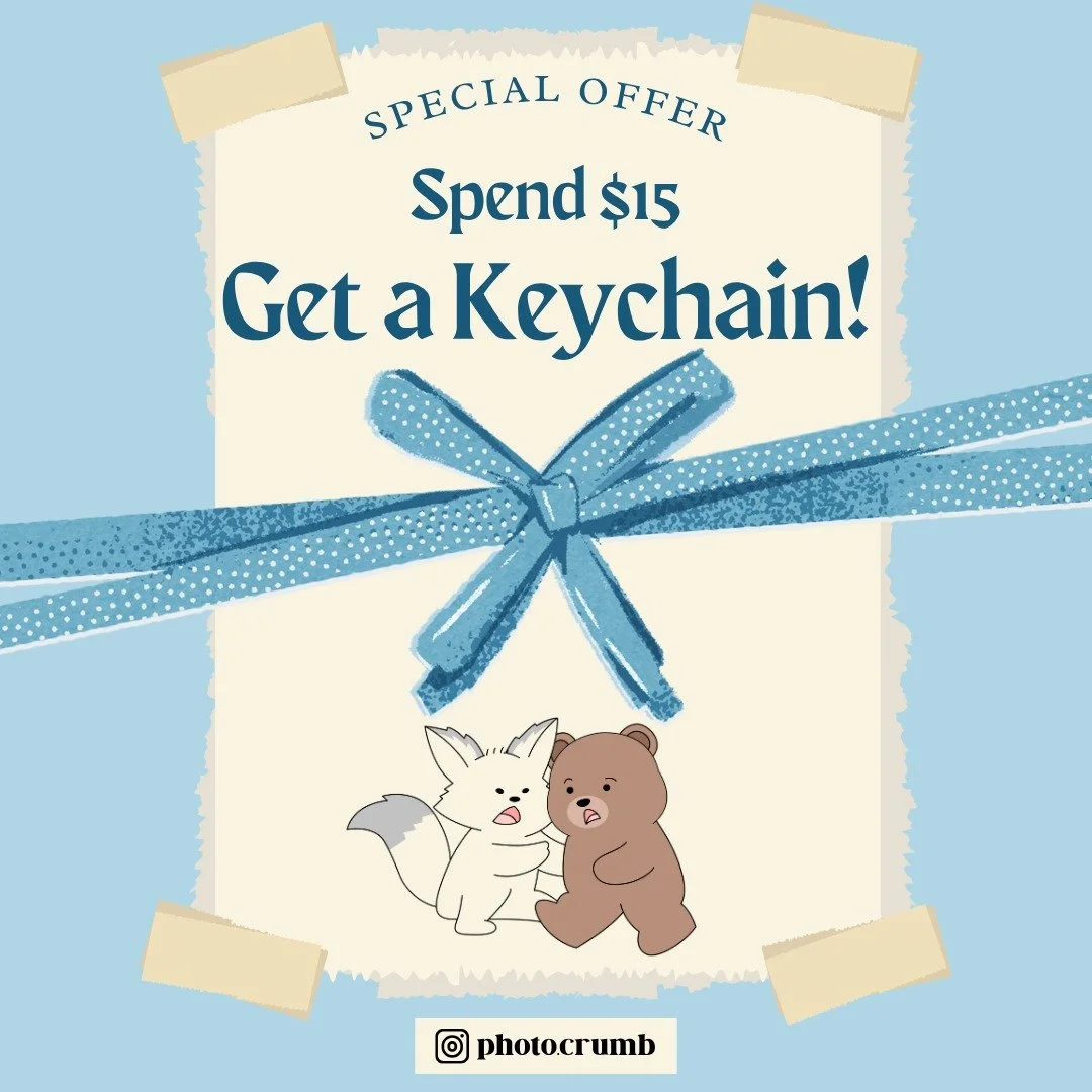 For every $15 spent, get a FREE keychain&mdash;our little way of saying thanks! 🔑💛 

Just come to either of our locations and show your same-day purchase to one of our staff members to claim your freebie. Easy as that! 

Hurry in while supplies las