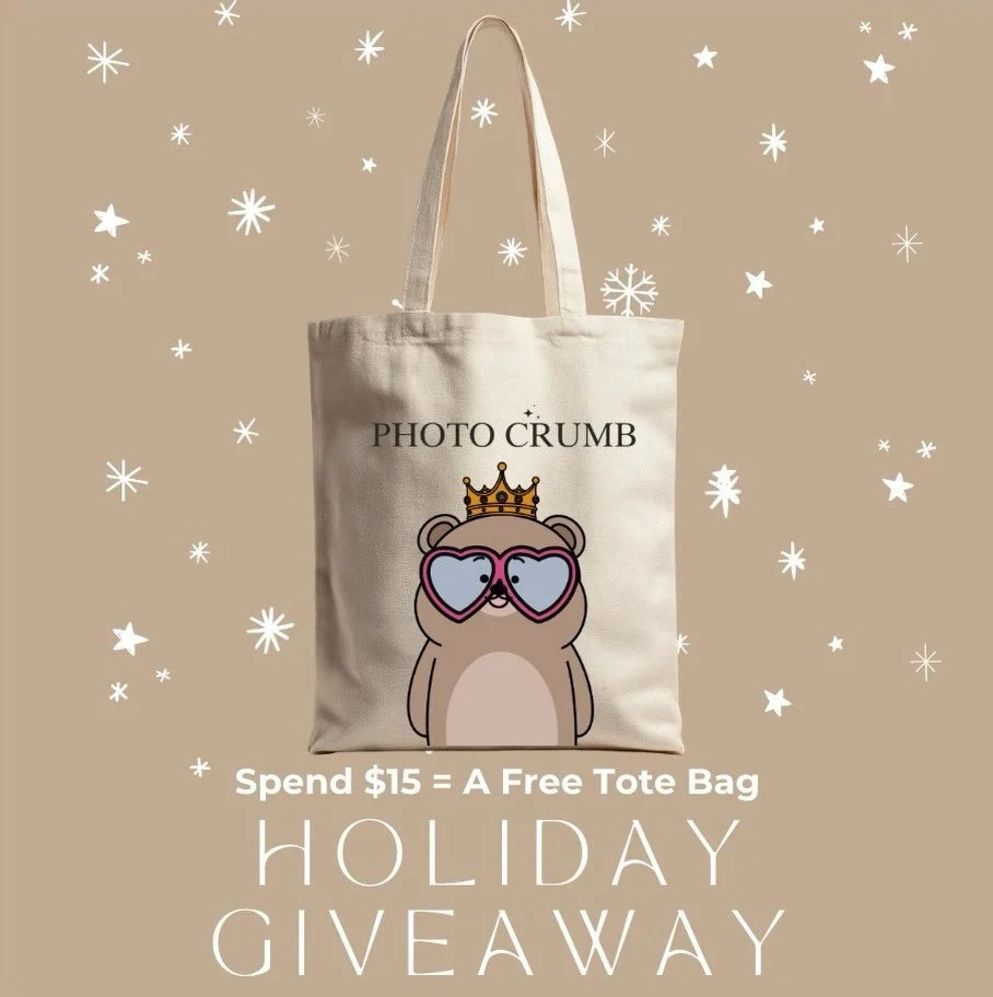 🎁✨ Holiday Giveaway Alert! ✨🎁

Starting December 1st, treat yourself this holiday season!

For every $15 spent, you&rsquo;ll receive a FREE tote bag&mdash;perfect for carrying all your festive finds.

🗓️ Offer valid through December (while supplie