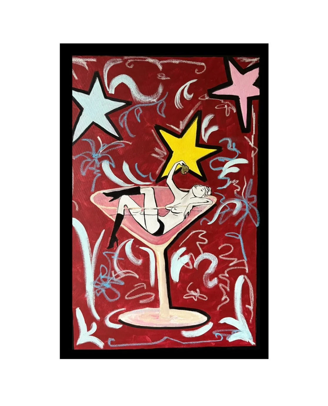 Commission for my beautiful friend @lasyaparavastu 

&lsquo;Vera&rsquo; - acrylic on A3 canvas