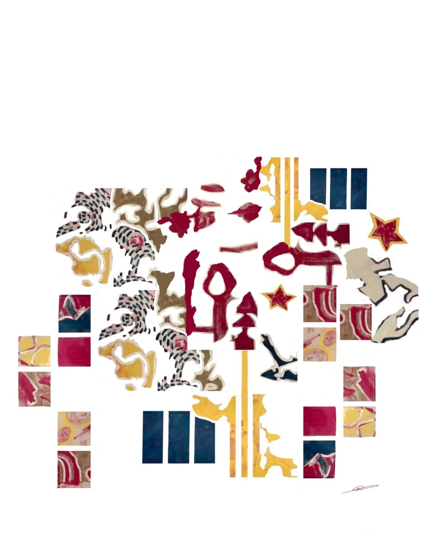 New print alert! &lsquo;Patterns of the Unmeant&rsquo; Print - a collection of segments from my grad-show body of work. 

This print is available in A5,4,3,2 and in portrait and landscape